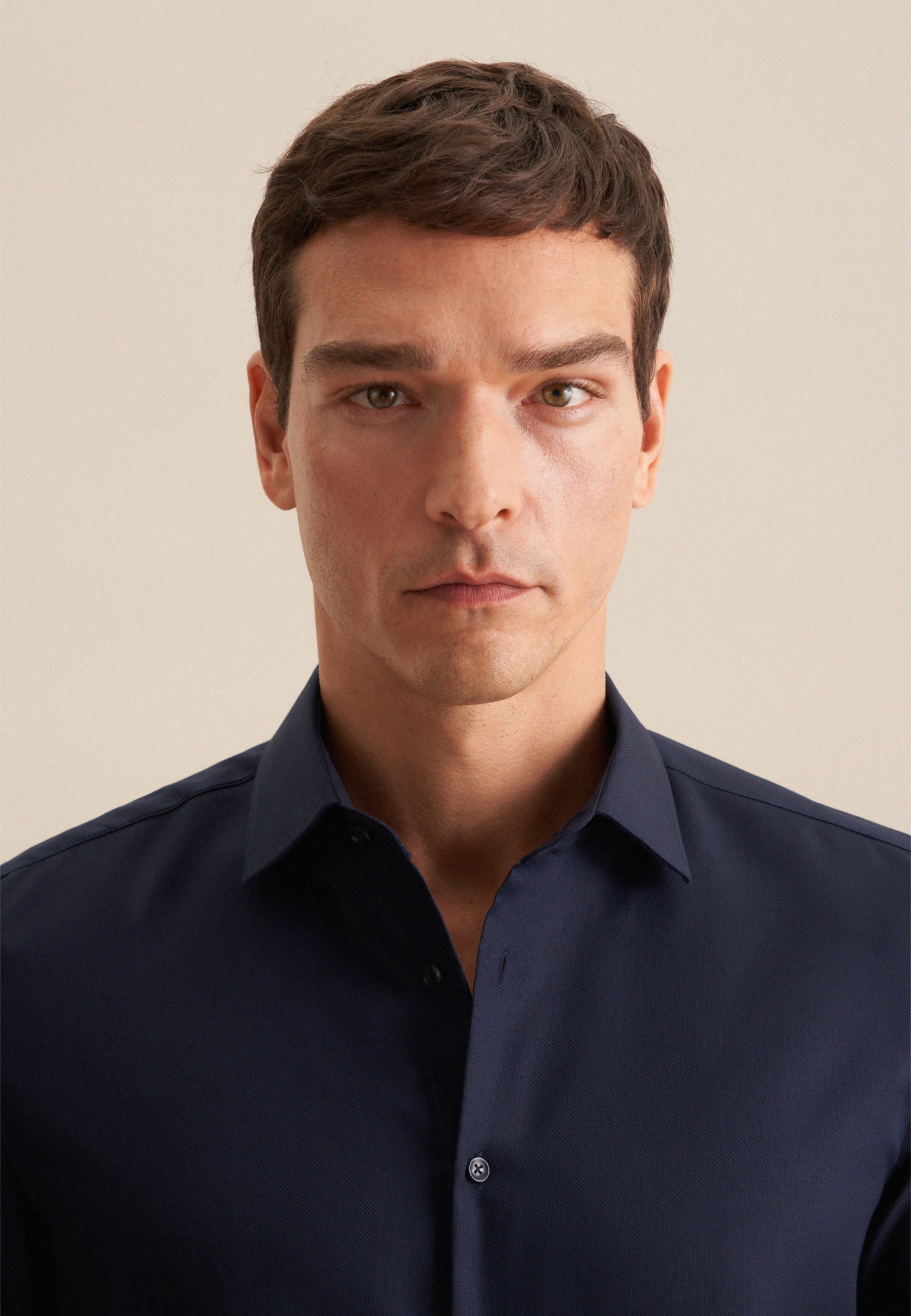 Seidensticker Schwarze Rose Men's Shirt Dark Blue XS 2