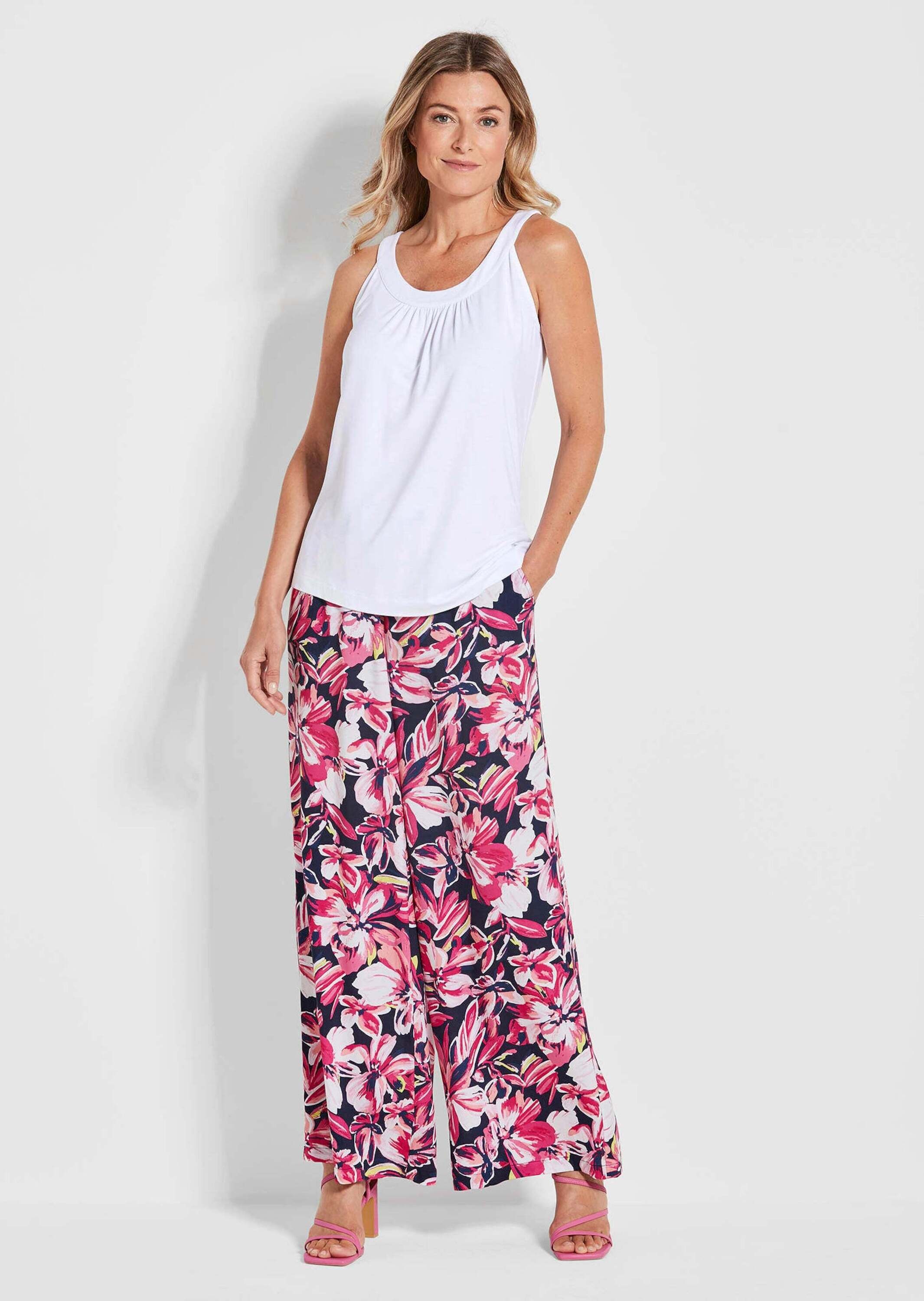 GOLDNER Trägertop »Kurzgröße Top figurnah, Jersey, Doppelpack«