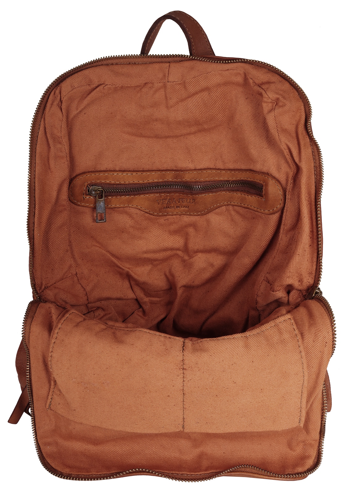 Samantha Look Cityrucksack, echt Leder, Made in Italy