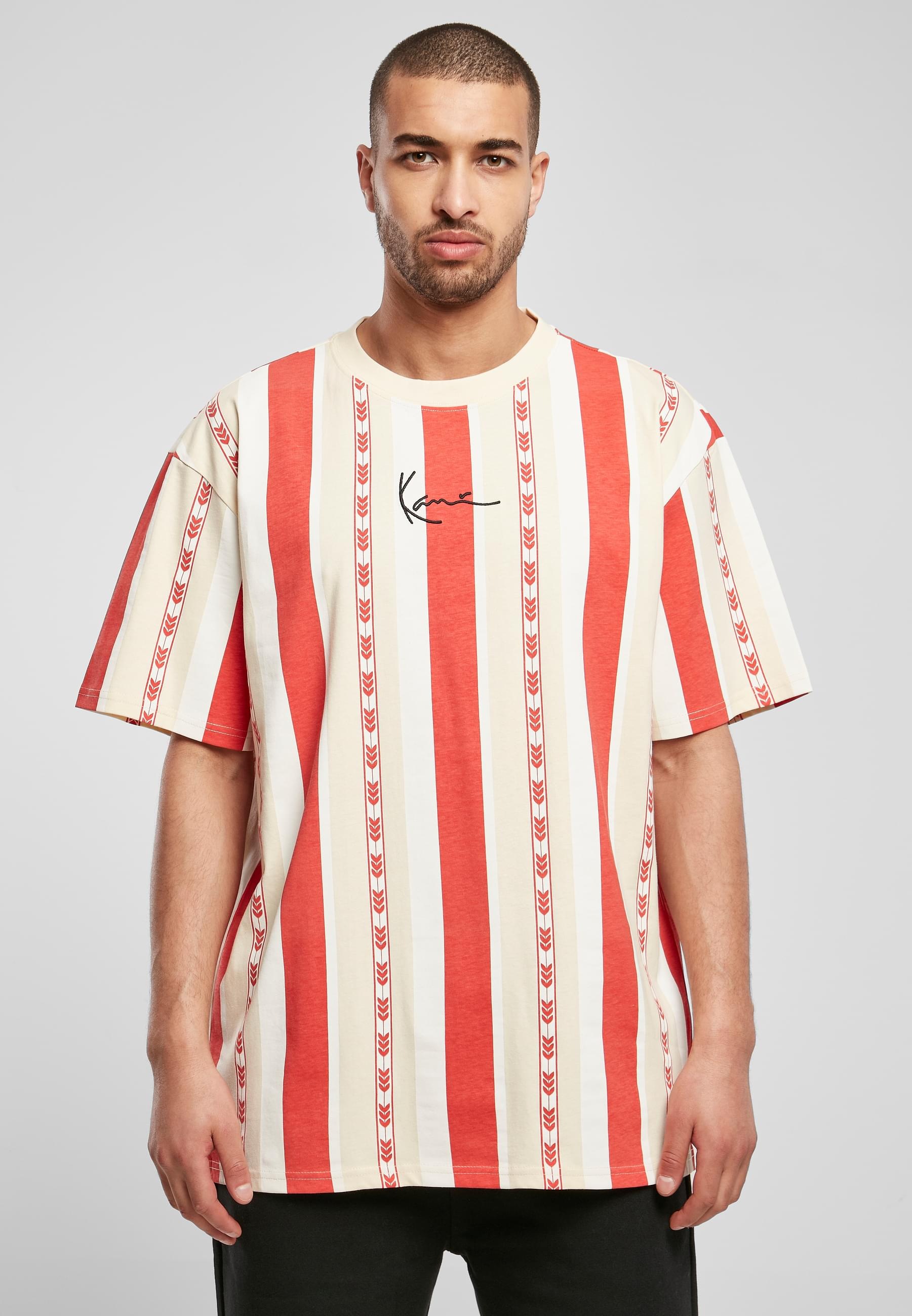 Karl Kani T-Shirt »Karl Kani Herren KM222-001-2 Small SIgnature Stripe Tee«, (1 tlg.)