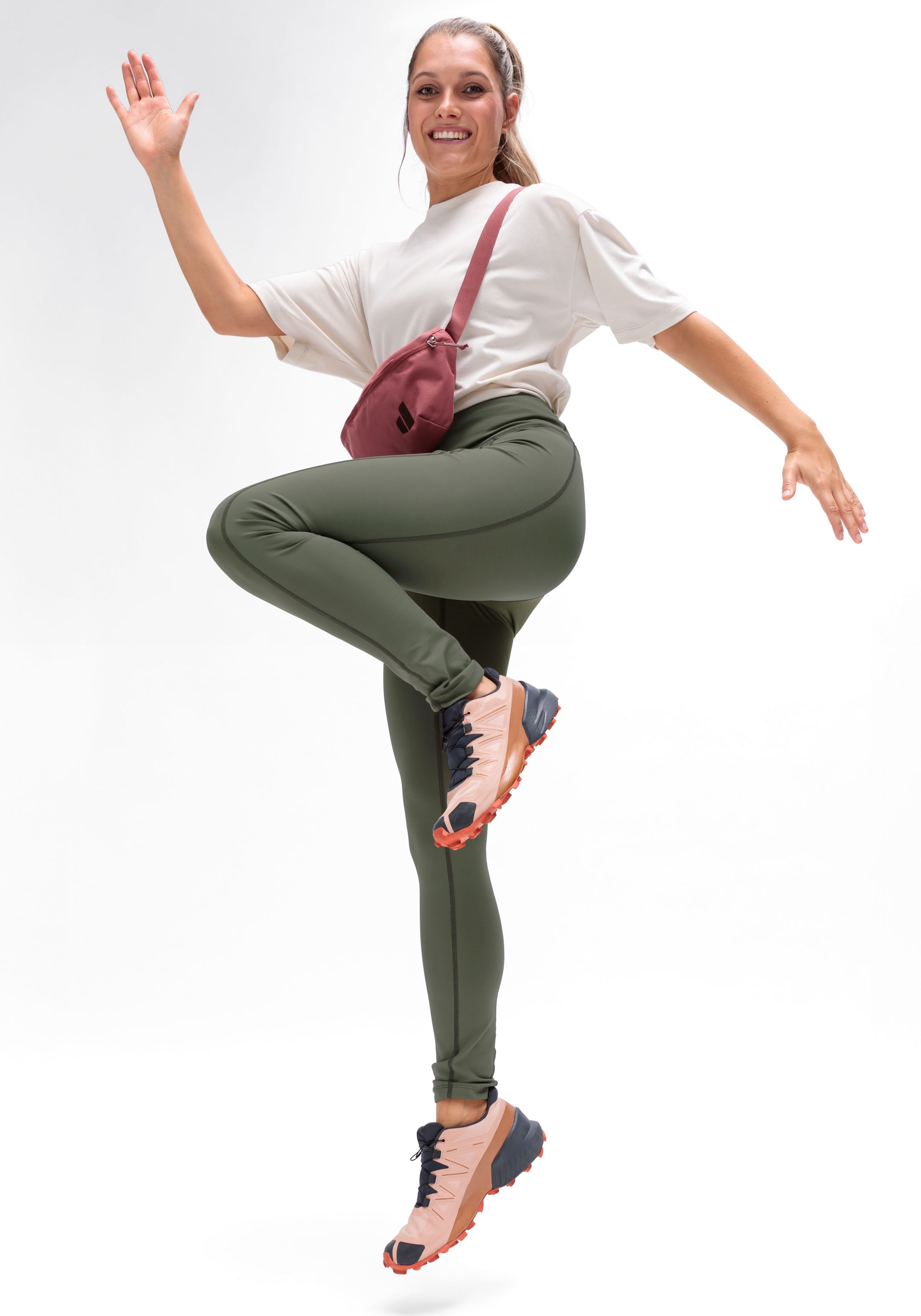 Maier Sports Funktionsleggings »Da-Tight el. MS FAV Long Tight W«  sportlicher Stil, für Wandern und Outdooraktivitäten