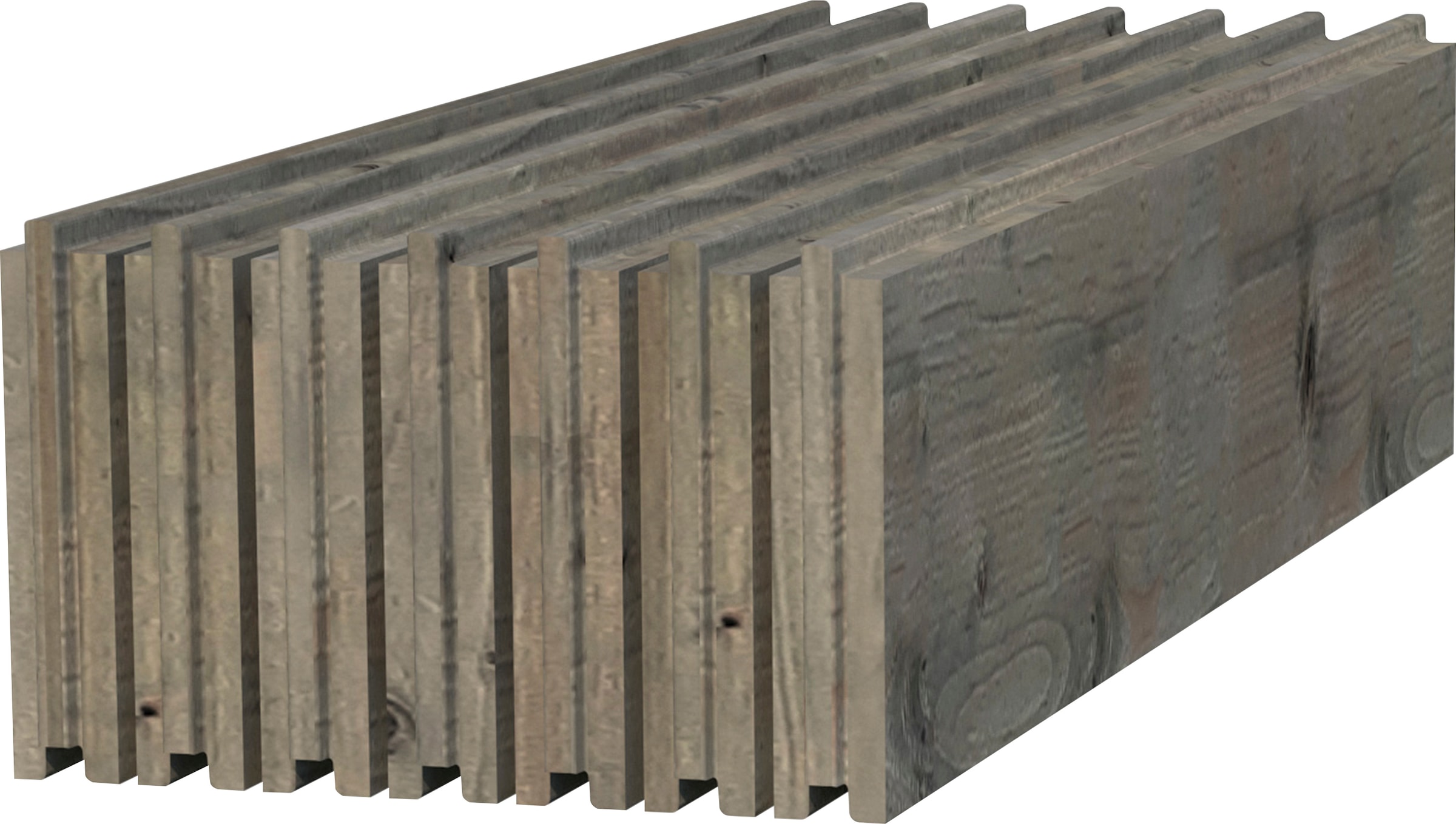 Gartenhaus-Fußboden PALMAKO, B:480cm H:1,9cm T:425cm, grau, Massivholz, Gartenhaus-Fußböden, passend für Gartenhaus Britta 19,7 m2