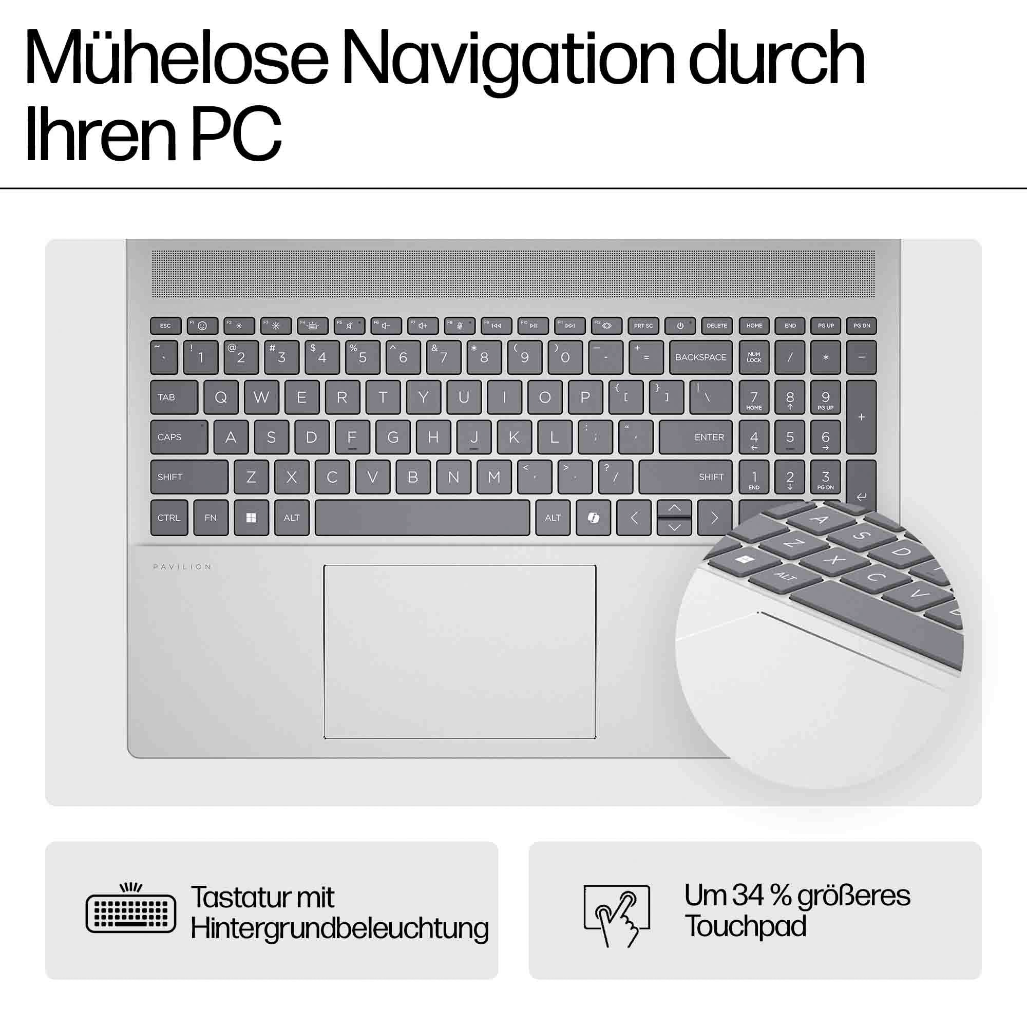 HP Notebook »Pavilion 16-ag0254ng«, 40,6 cm, / 16 Zoll, AMD, Ryzen 5, Radeon Graphics, 512 GB SSD