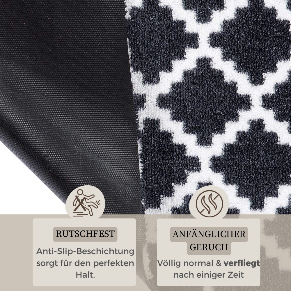 HANSE Home Fußmatte »Elegance, Türmatte«, rechteckig, 7 mm Höhe, Schmutzfangmatte, Innen und Außen, Rutschfest, Wetterfest, Türmatte