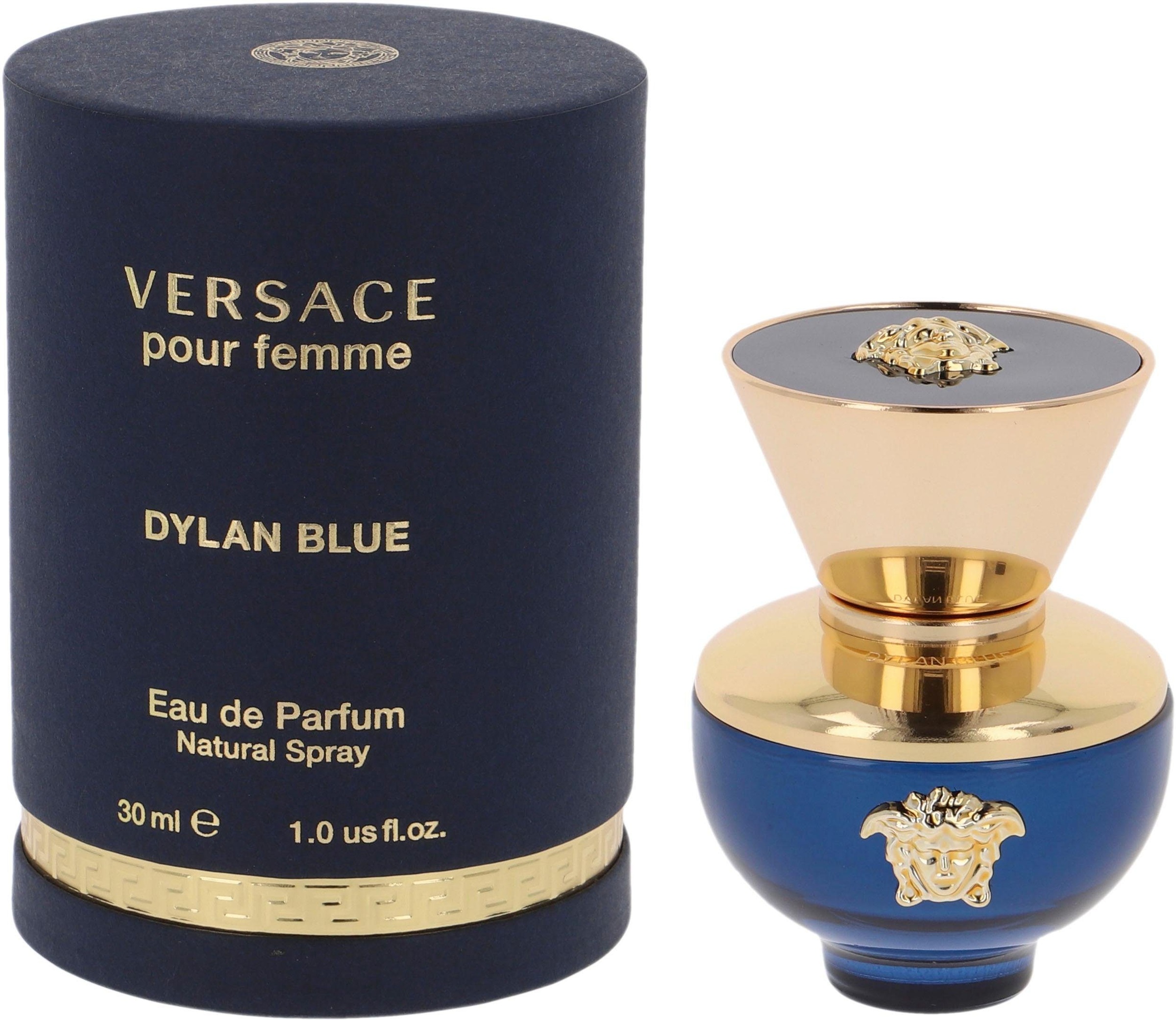 Versace Eau de Parfum »Dylan Blue Pour Femme«, mit holzig-fruchtiger Note