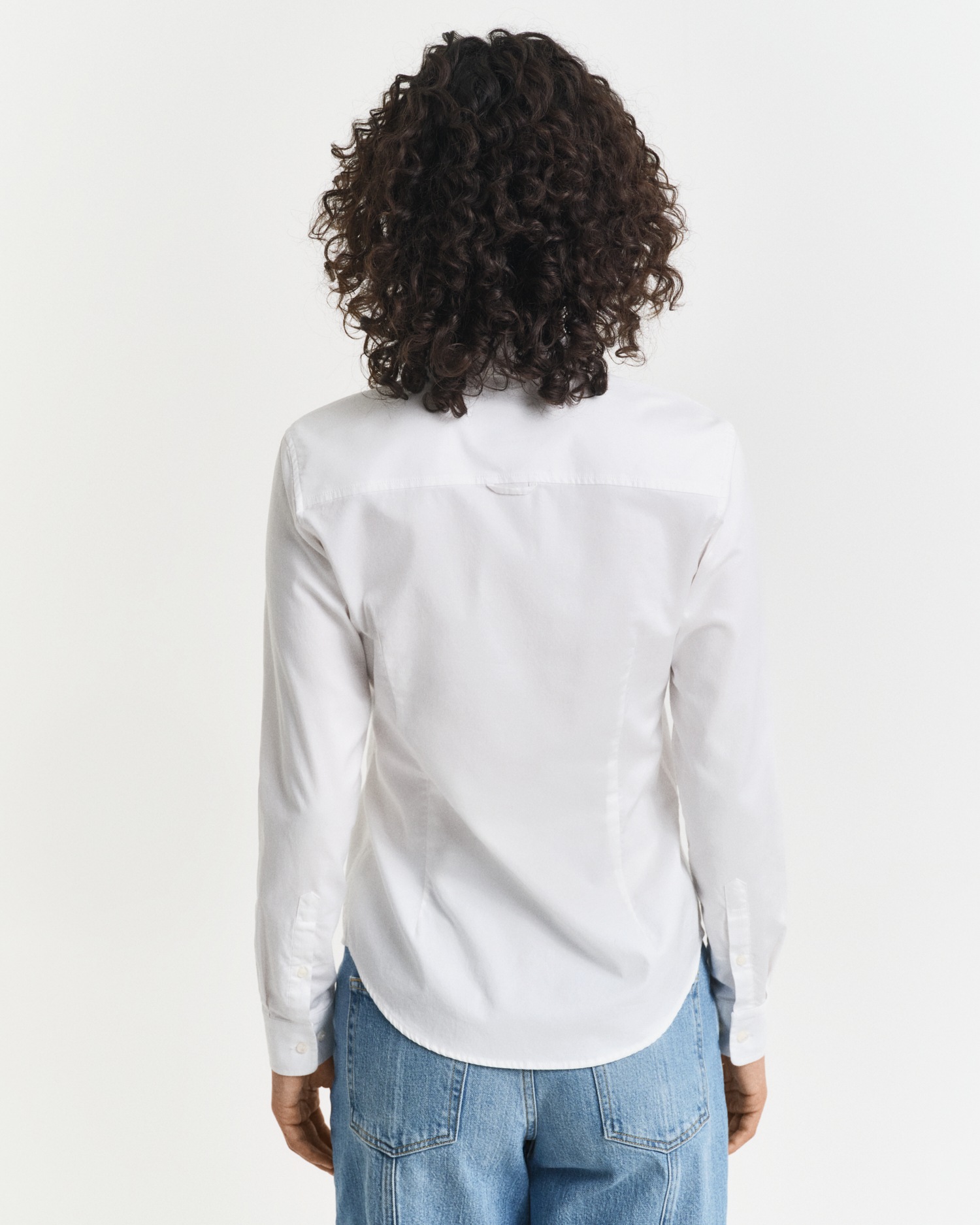 Gant Langarmbluse "New Slim Stretch Oxford Blouse", für bequemen Sitz u. Be günstig online kaufen