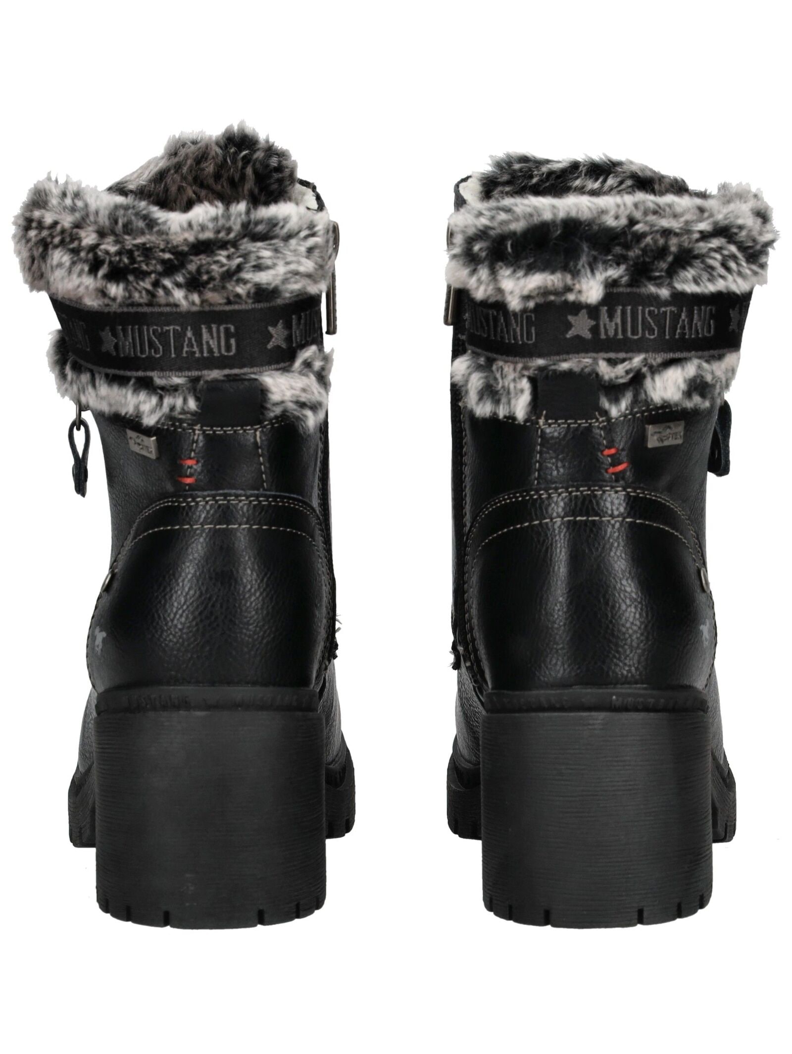 Mustang Shoes High-Heel-Stiefelette »Mustang Shoes Stiefelette Lederimitat/Textil«