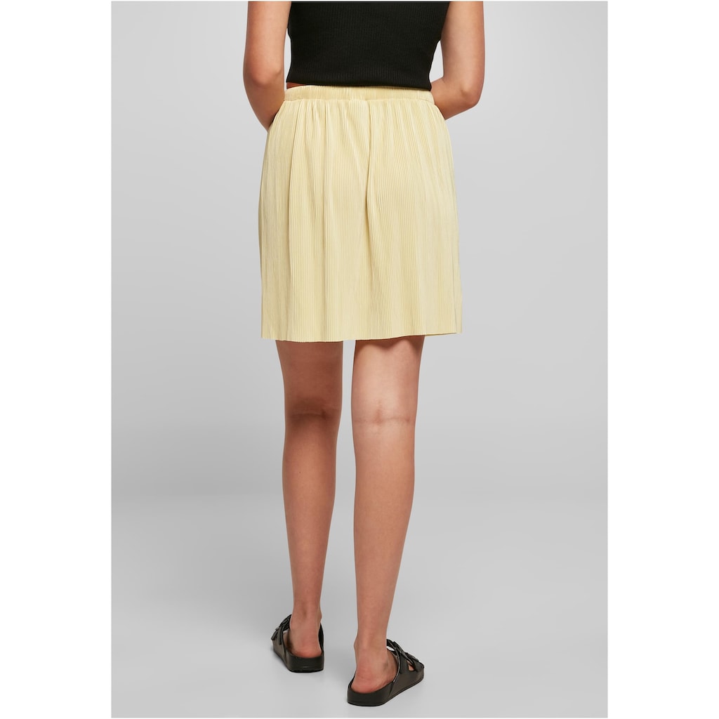 URBAN CLASSICS Sommerrock »Urban Classics Damen Ladies Plisse Mini Skirt«, (1 tlg.)