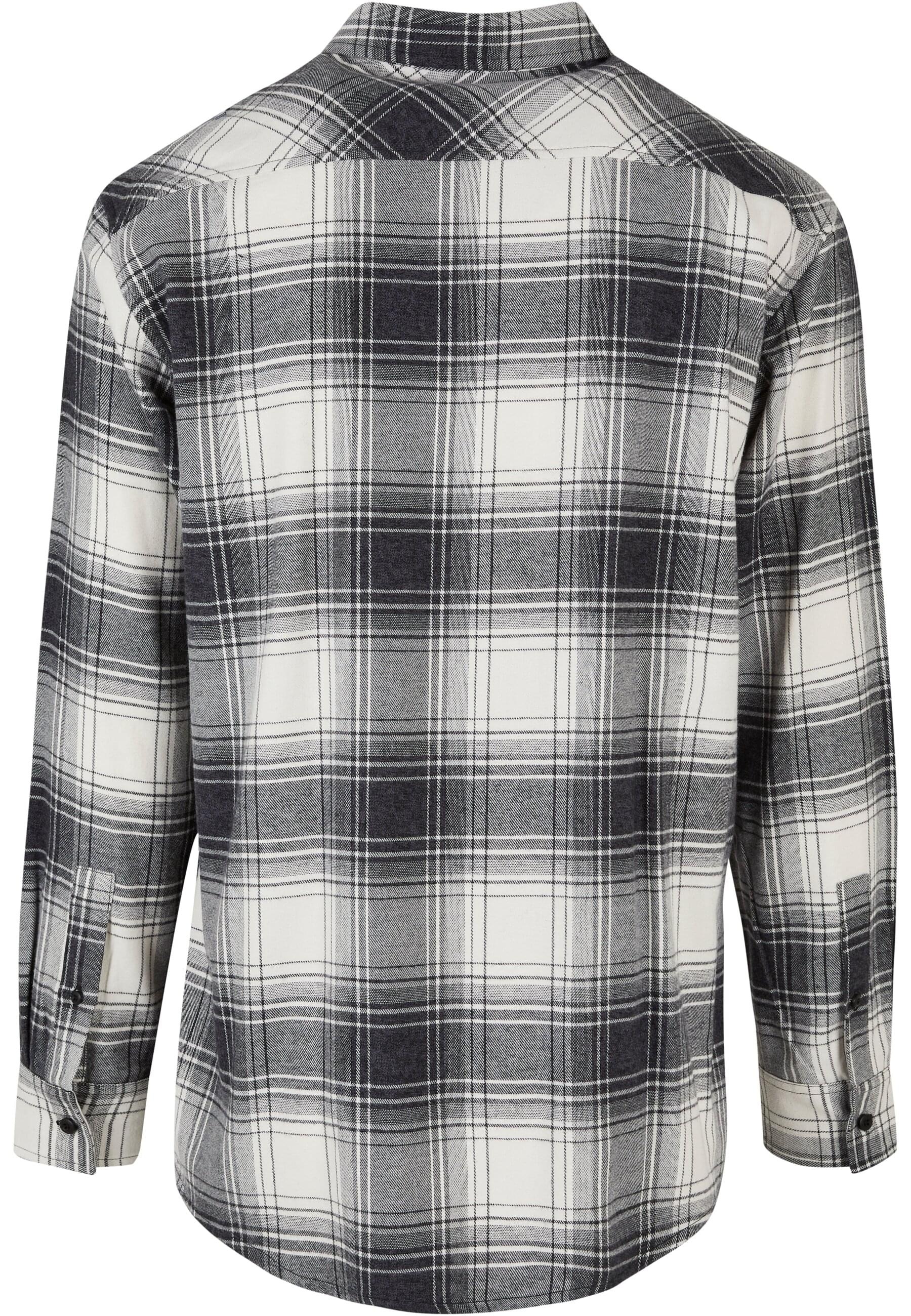 URBAN CLASSICS Langarmhemd "Urban Classics Herren Mock Check Shirt" 1 Stk. günstig online kaufen