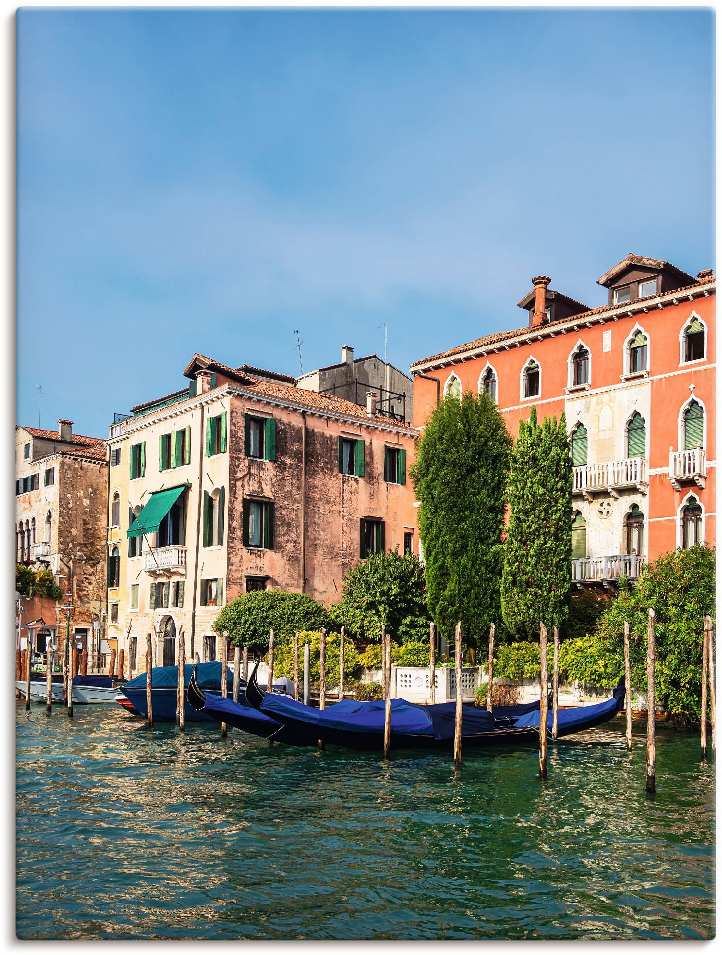 Artland Wandbild »Blick auf historische Gebäude Venedig«, Venedig, (1 ...