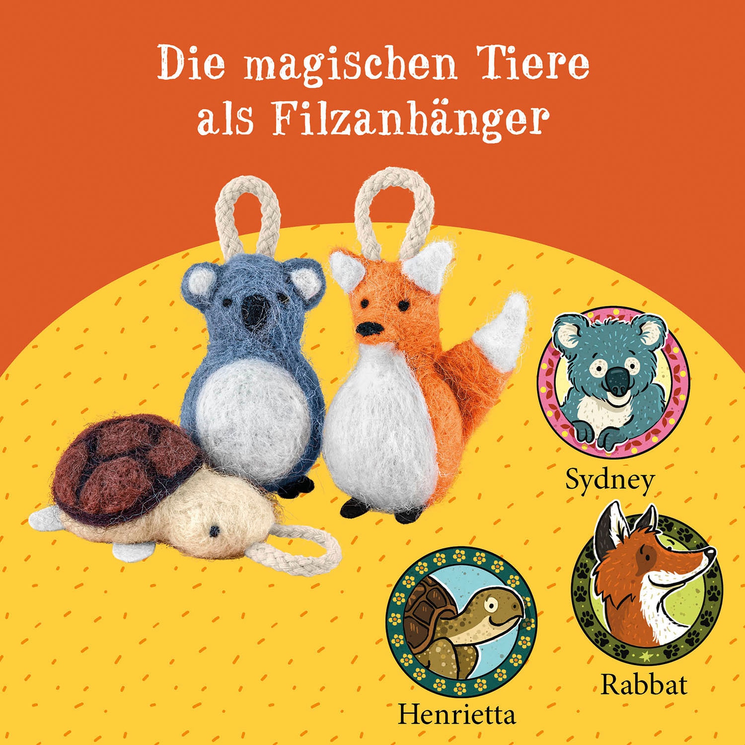 Kosmos Kreativset »AllesKönnerKiste, Die Schule der magischen Tiere, Tiere filzen«