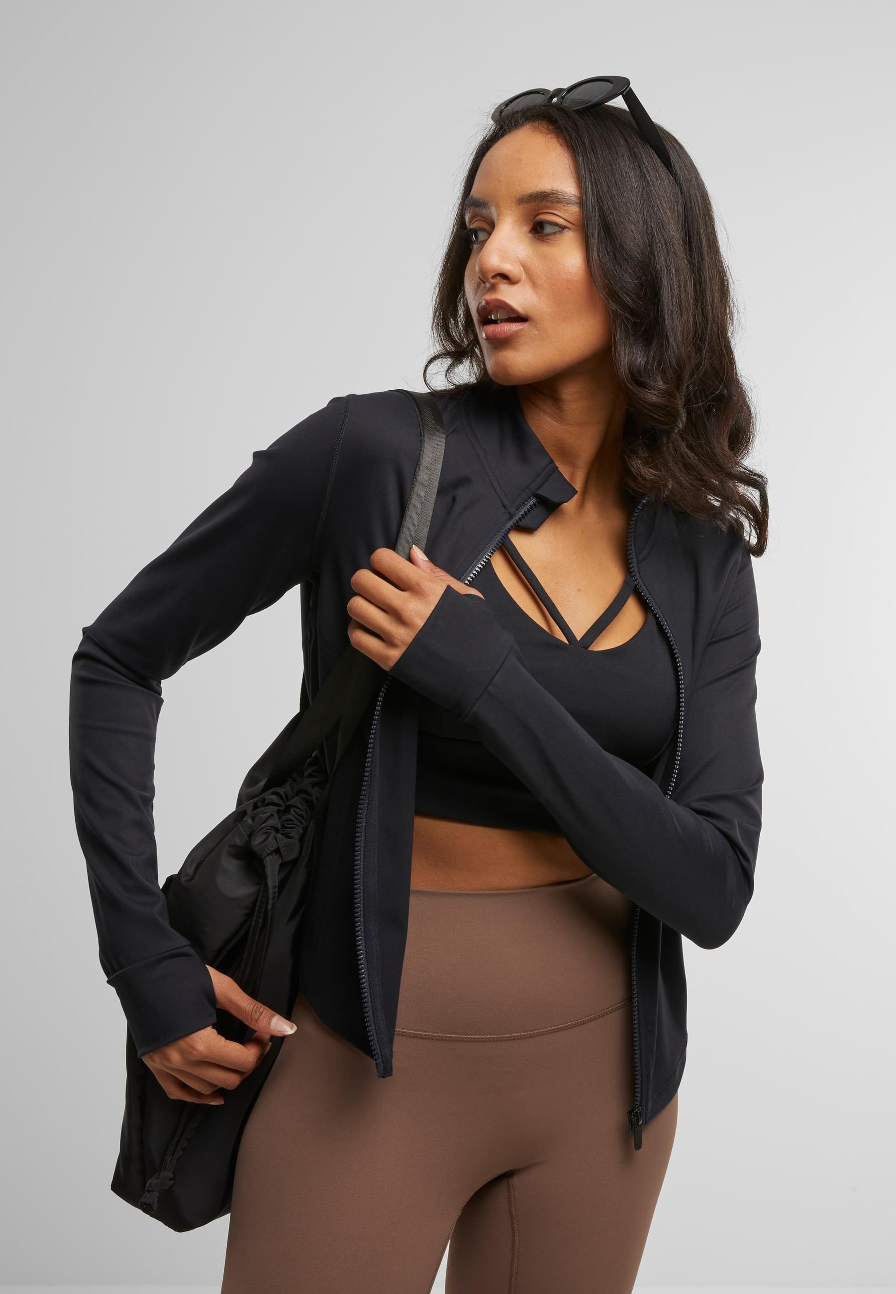 URBAN CLASSICS Allwetterjacke »Urban Classics Ladies Sports Jacket Slim«, (1 St.), ohne Kapuze