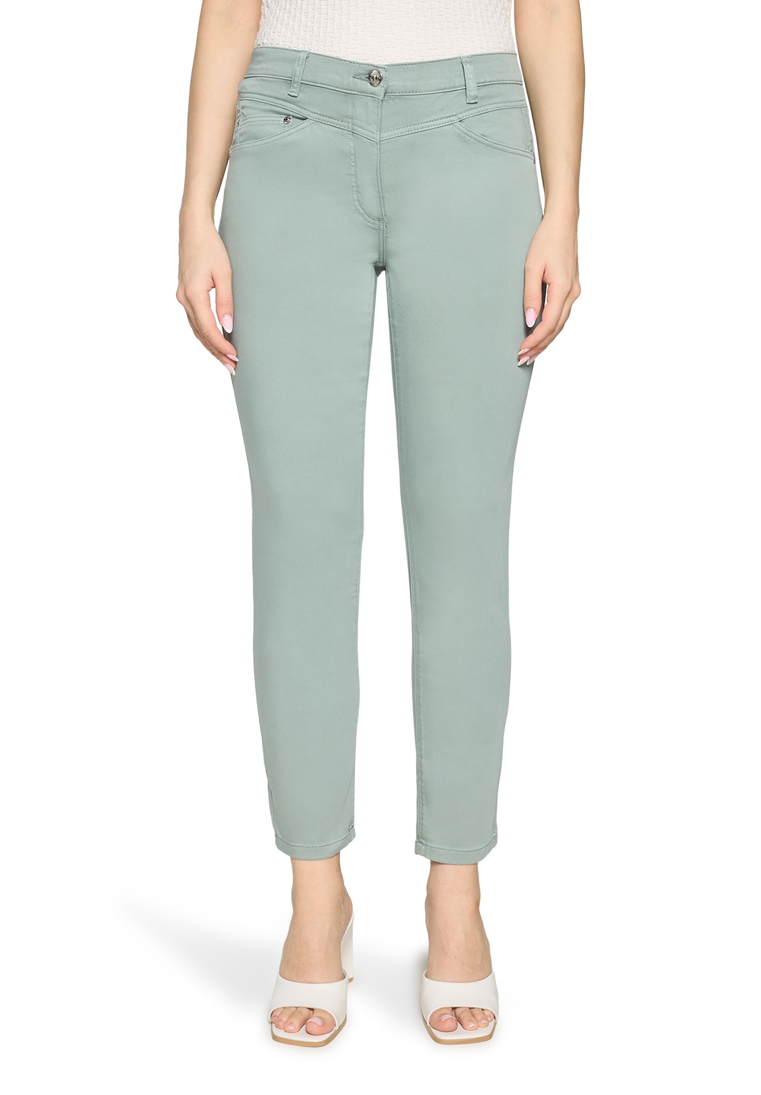 Betty Barclay Stoffhose "Damen Slim Fit" Passenabtrennung günstig online kaufen