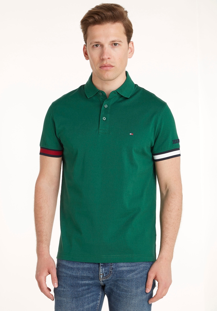 Tommy Hilfiger Poloshirt »1985 SLIM POLO«, mit Logostickerei ▷ kaufen | BAUR