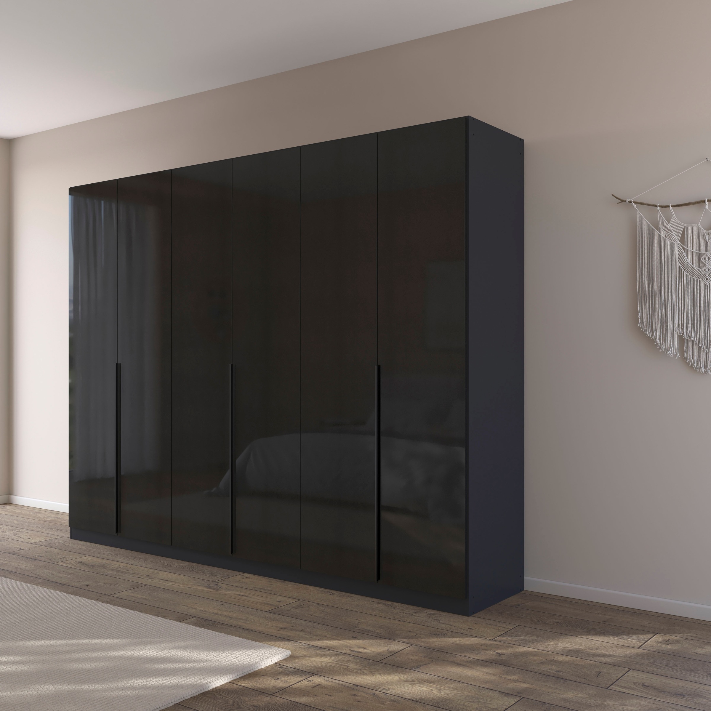 OTTO home Drehtürenschrank "AGORDO" in zwei Griff-Farben, Breiten 91-405 cm, Dekor- oder Hochglanzfront, in 8 Breiten & 2 Höhen, MADE IN GERMANY