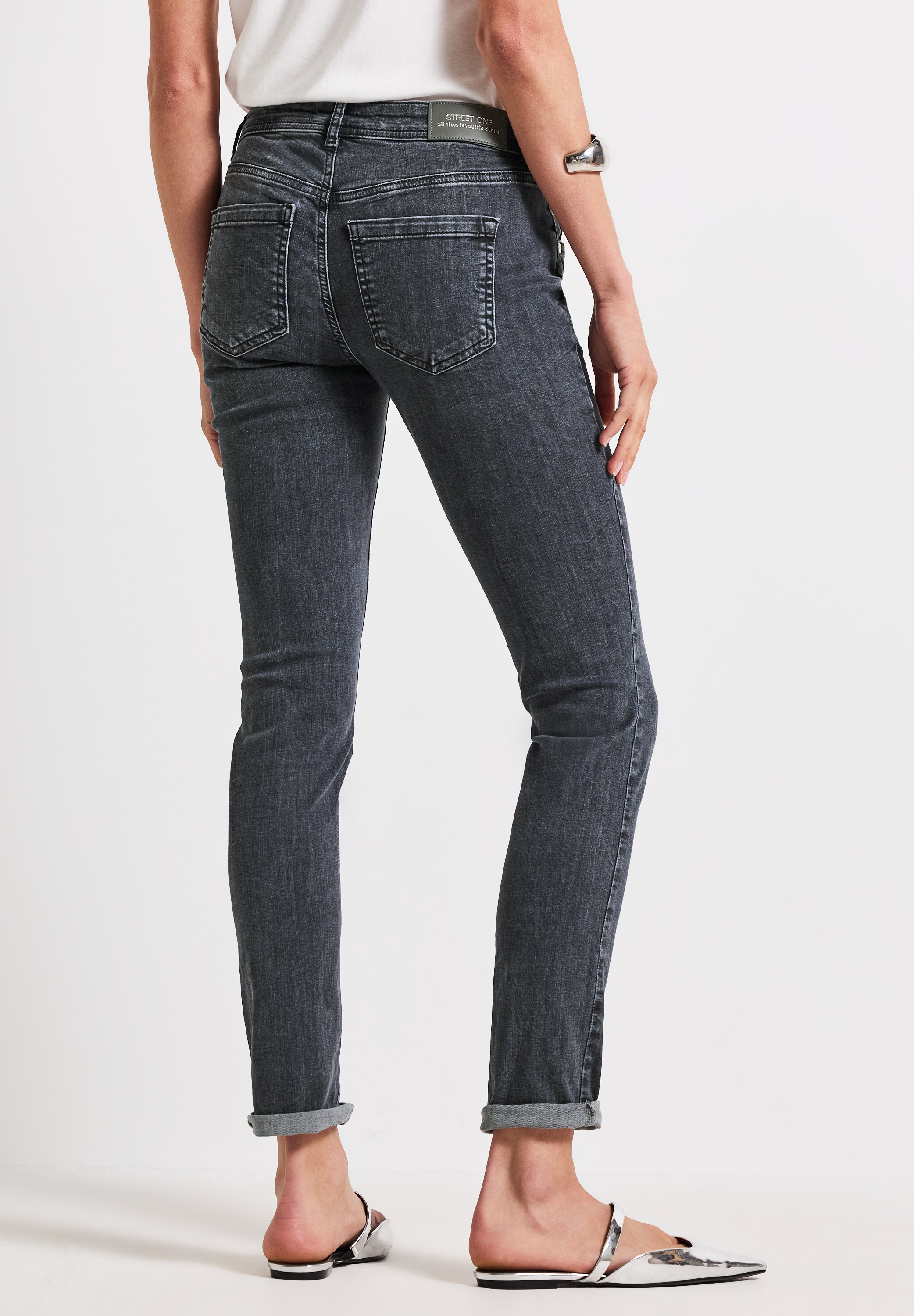 STREET ONE Comfort-fit-Jeans, Middle Waist günstig online kaufen