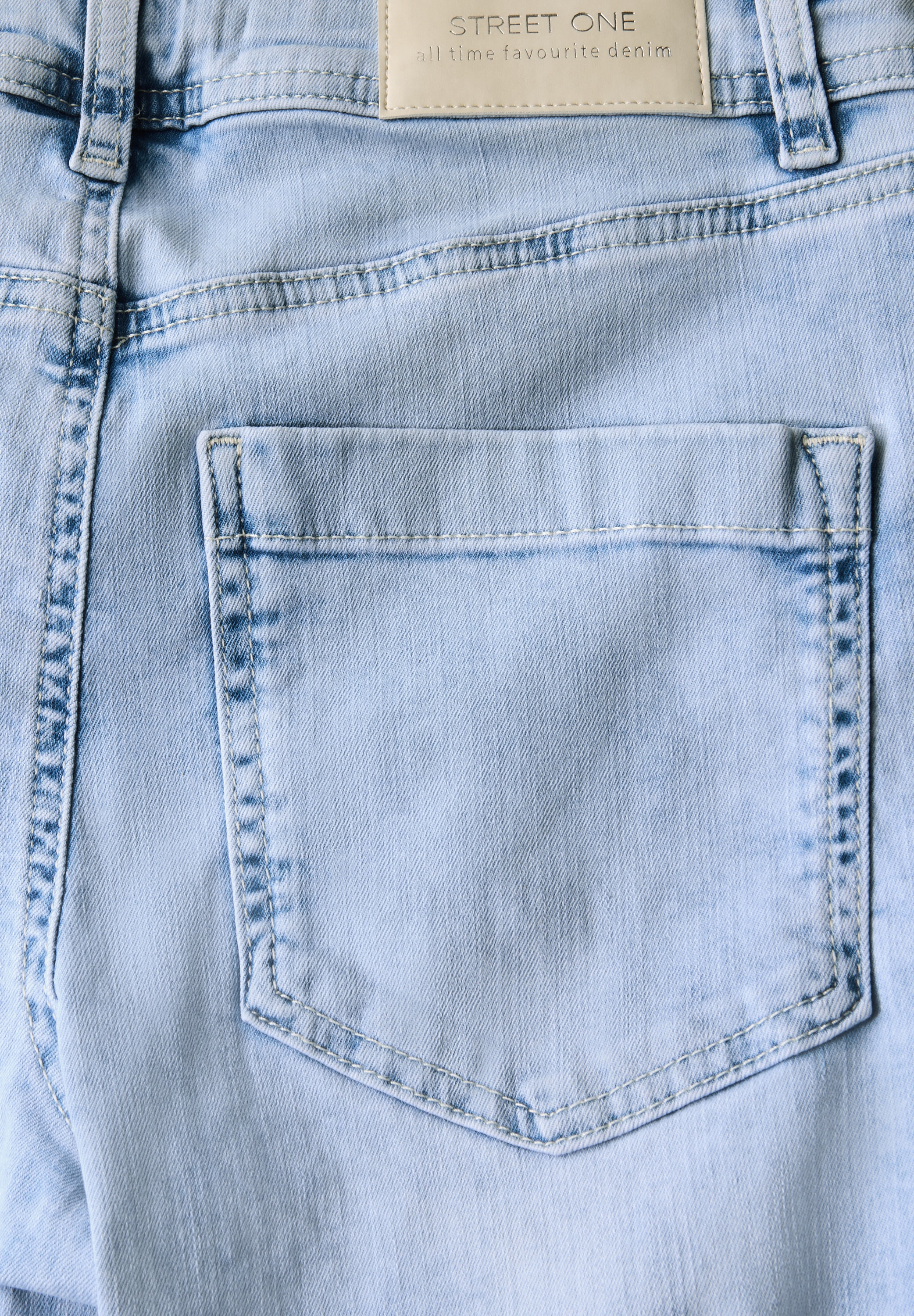 STREET ONE Loose-fit-Jeans, High Waist