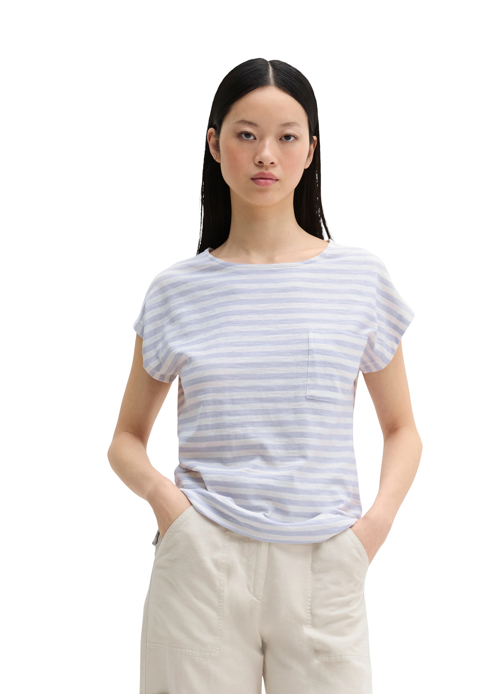 Marc OPolo T-Shirt "aus weichem Baumwoll-Slub-Jersey"