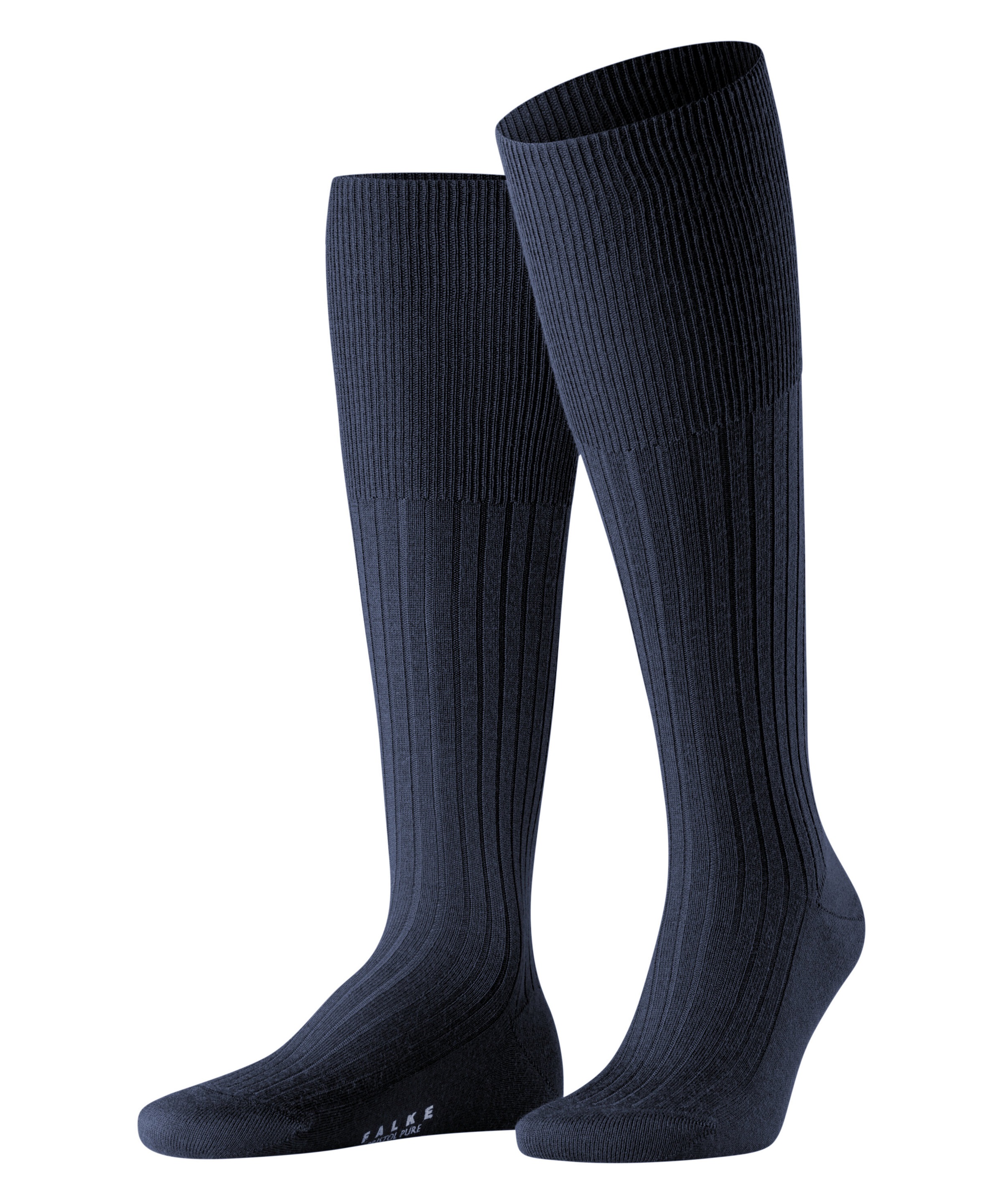 FALKE Kniestrümpfe "Bristol Pure" 1 Paar tlg.