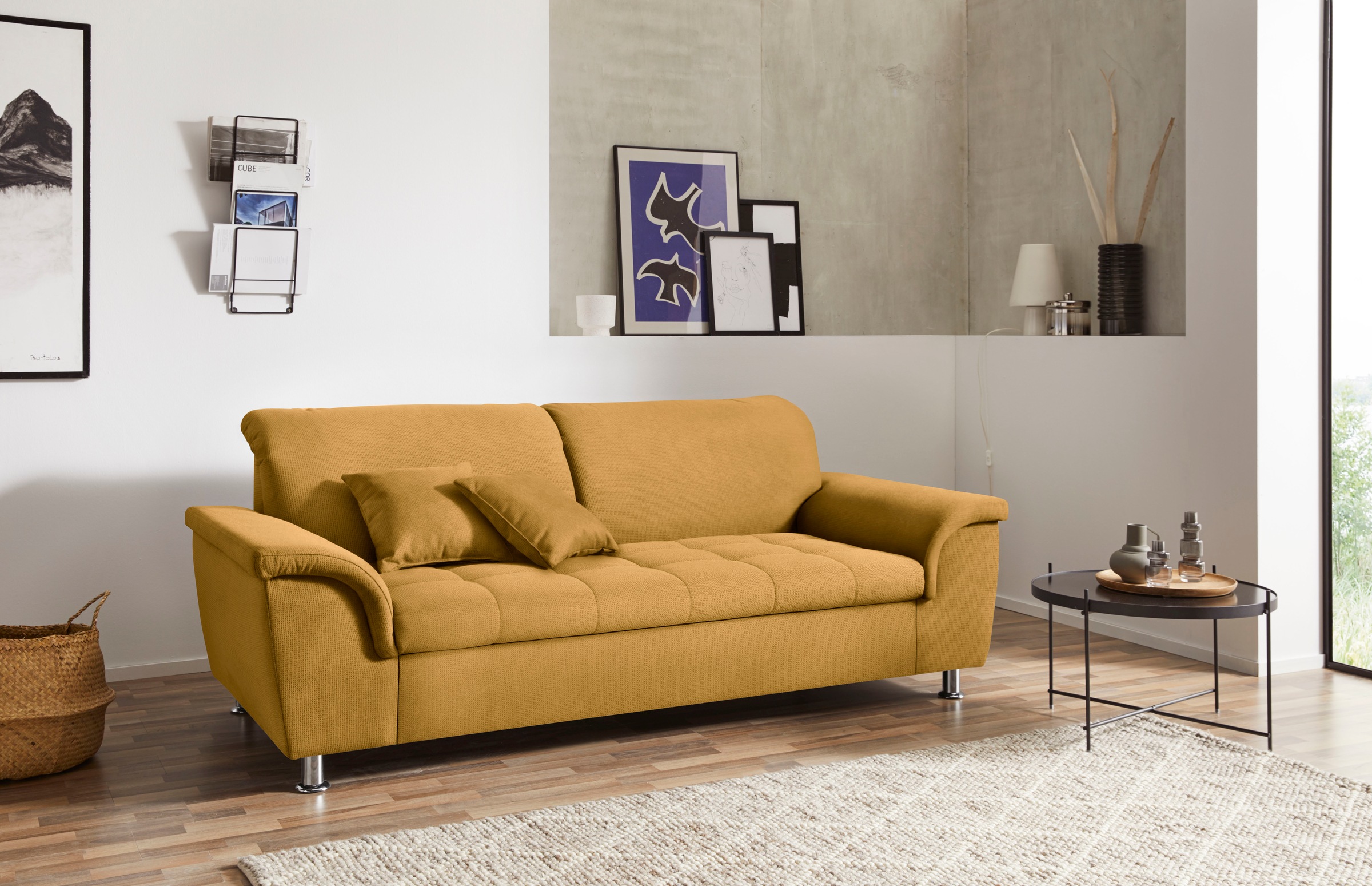 DOMO collection 2,5-Sitzer »Franzi«, wahlweise mit Kopfteilverstellung, inklusive... kaufen