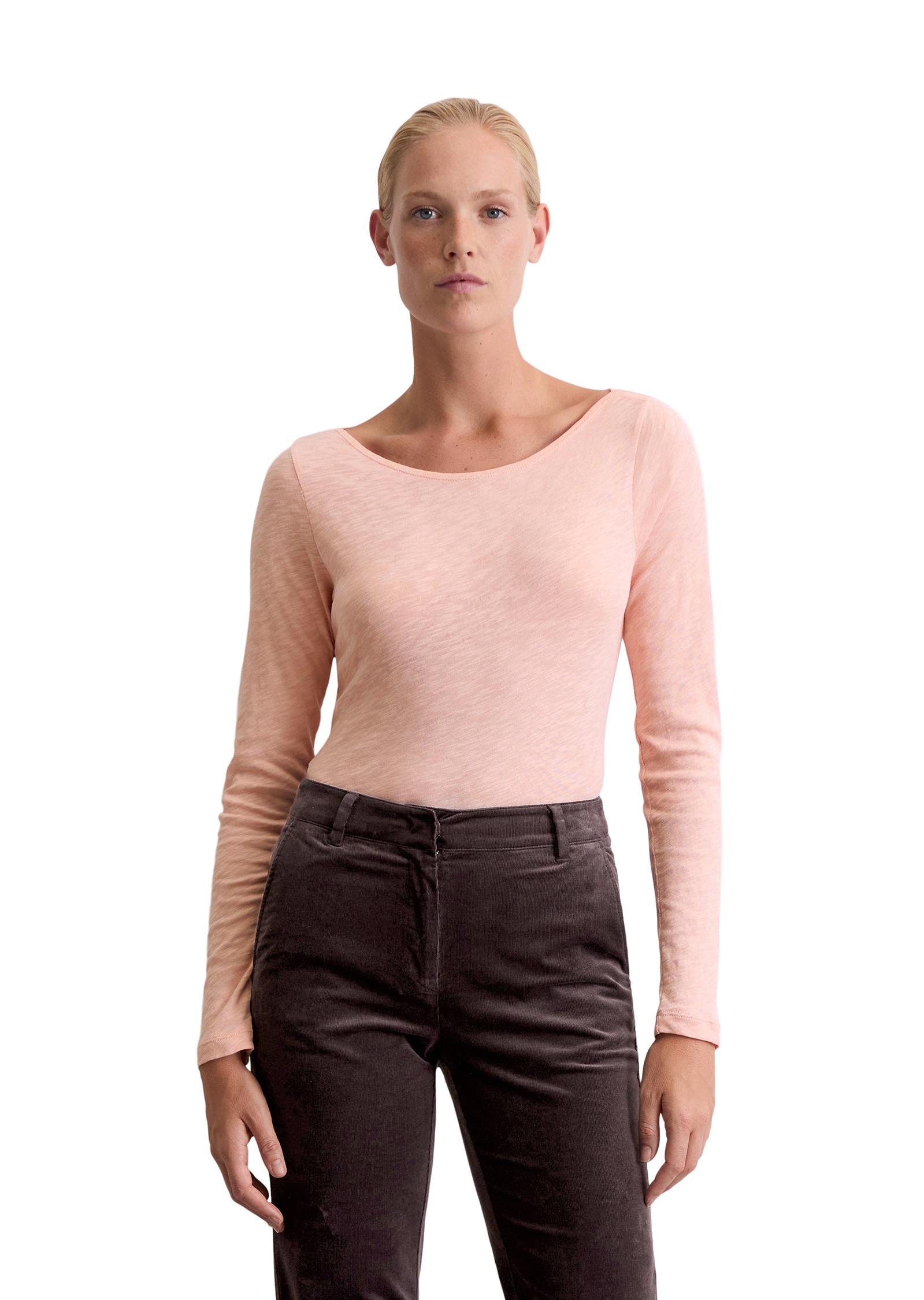 Marc OPolo Langarmshirt "aus Organic Cotton-Qualität" günstig online kaufen