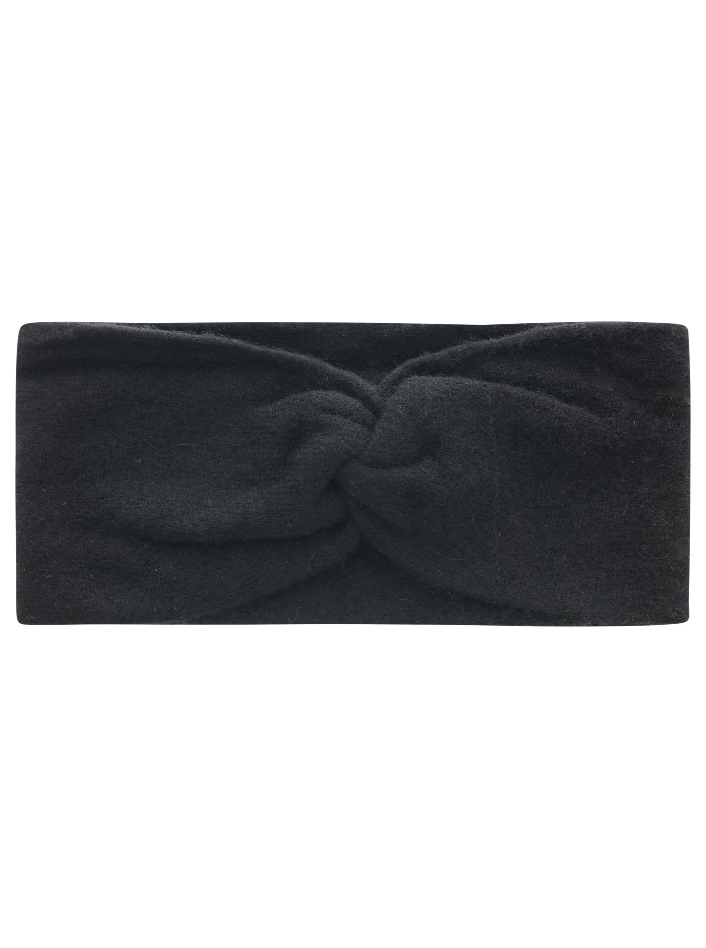 Zwillingsherz Stirnband ""Classic"" Knoten vorn, Cashmere, Feinstrick günstig online kaufen