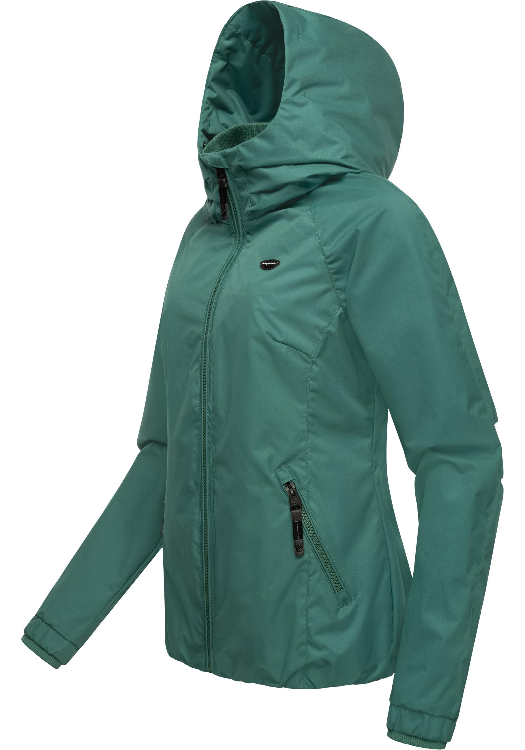 Ragwear Outdoorjacke »Dizzie«, mit Kapuze, Wasserdichte Übergangsjacke mit großer Kapuze