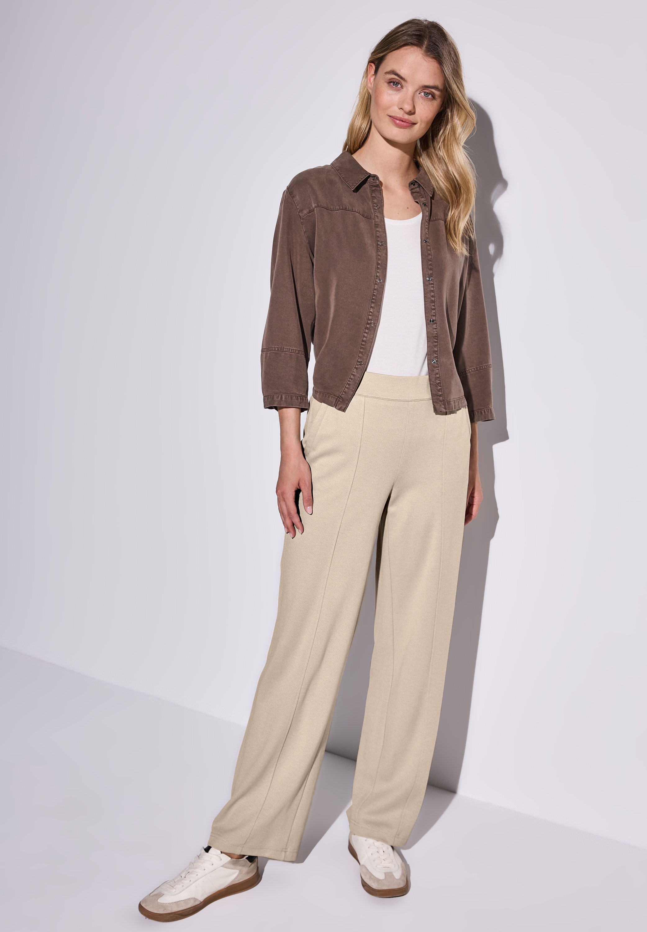 STREET ONE Stoffhose, High Waist