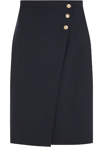 Webrock »GOLD BUTTON MIDI SKIRT«