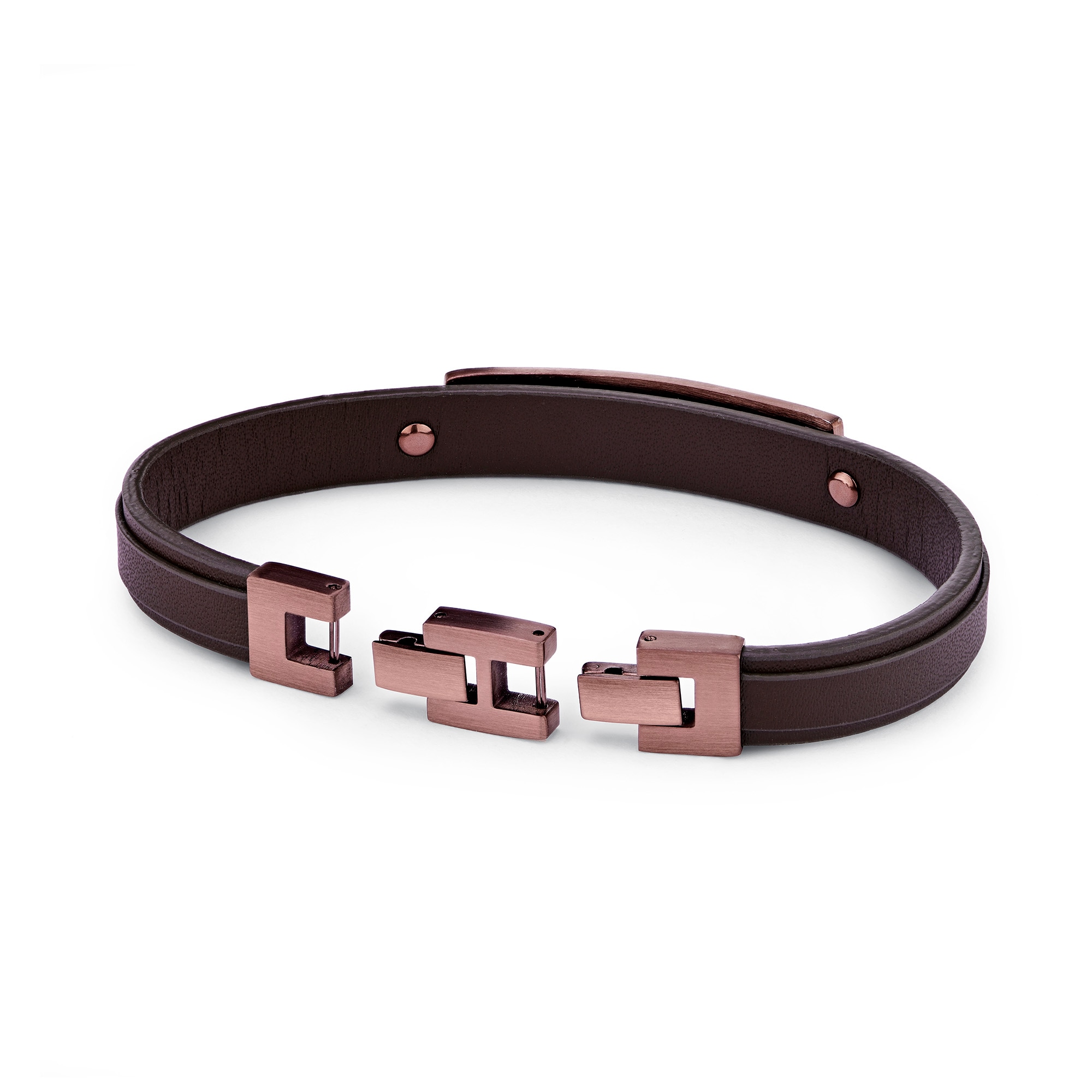 FYNCH-HATTON Lederarmband »Schmuck Geschenk Armband Leather meets Metal«