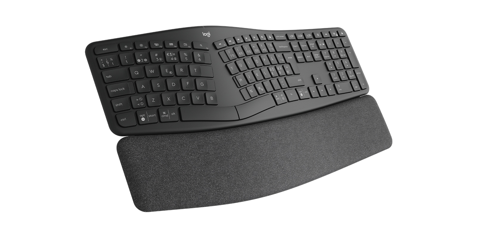 Logitech Tastatur »ERGO K860 - GRAPHITE - FR - Layout«