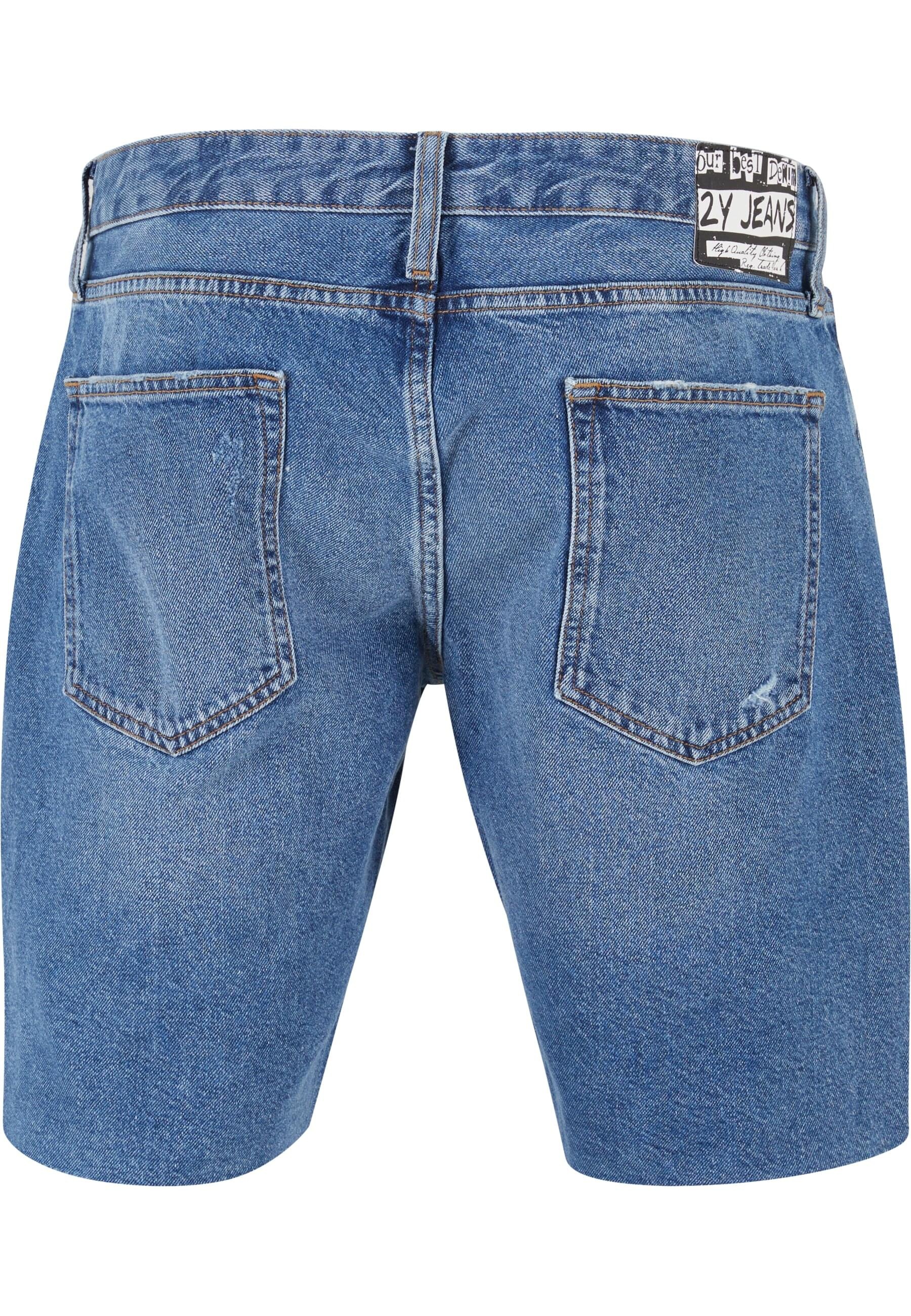 2Y Studios Bequeme Jeans »2Y Studios Herren 2Y Destroyed Denim Shorts«