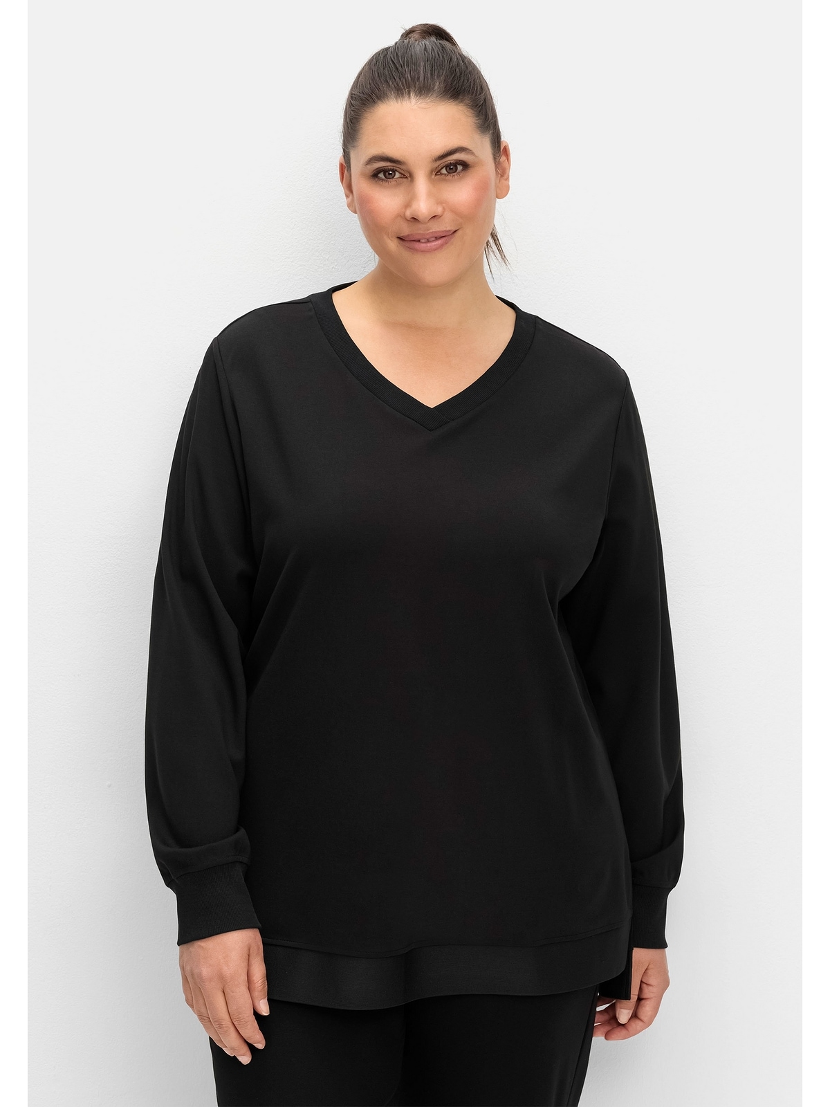 Sheego Sweatshirt "Große Größen", in atmungsaktiver Stretch-Qualität günstig online kaufen