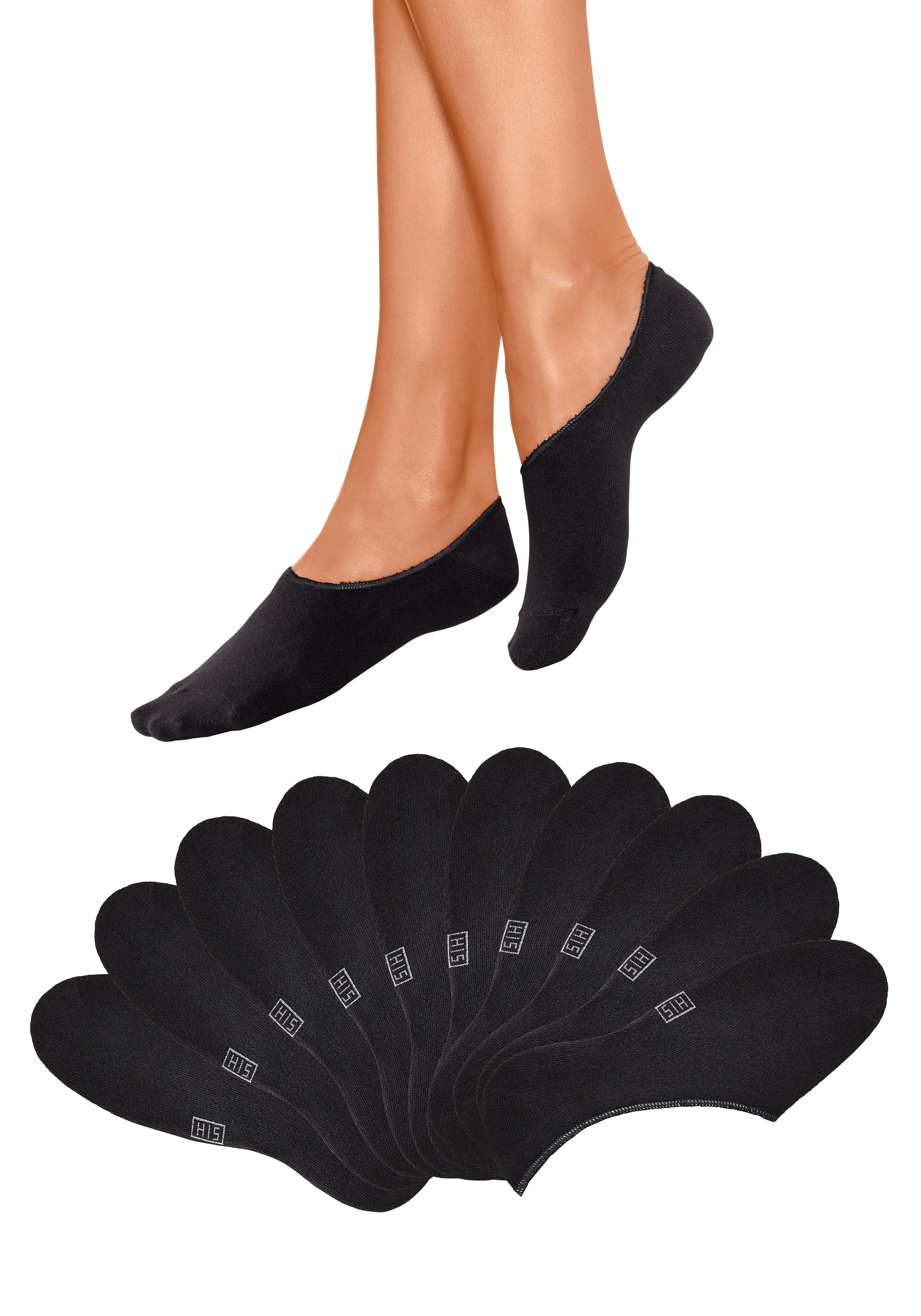 Thumbnail - H.I.S Füßlinge Packung, 10 Stk. tlg. weit ausgeschnitten