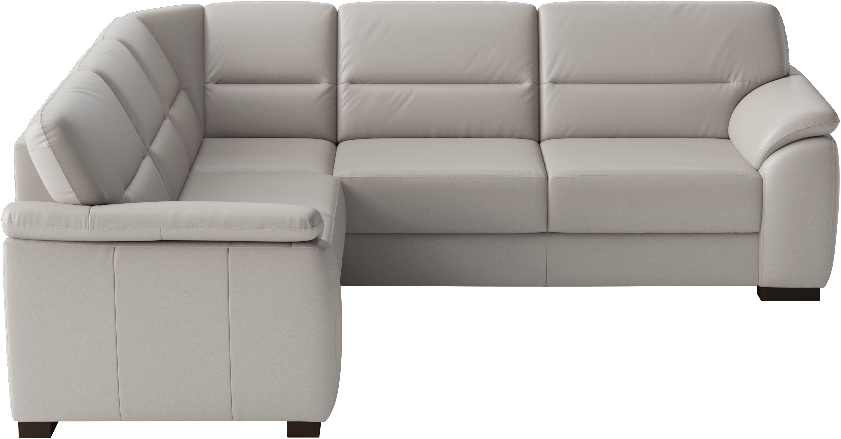 sit&more Ecksofa "Montego Leder, L-Form, B: 255cm" wahlweise mit Schlaffunktion und Schubkasten
