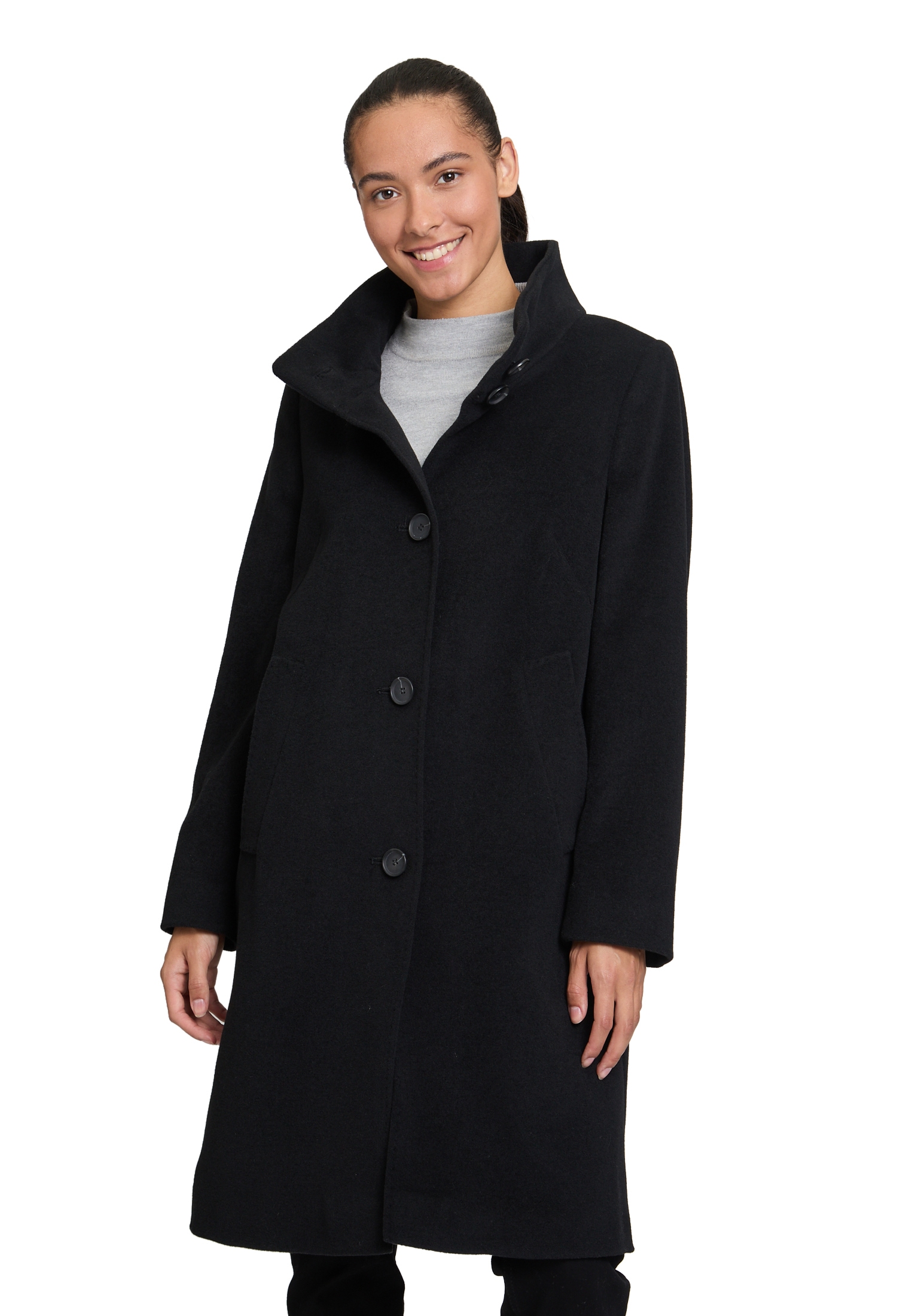 Betty Barclay Wolljacke "Damen mit Kragen" günstig online kaufen