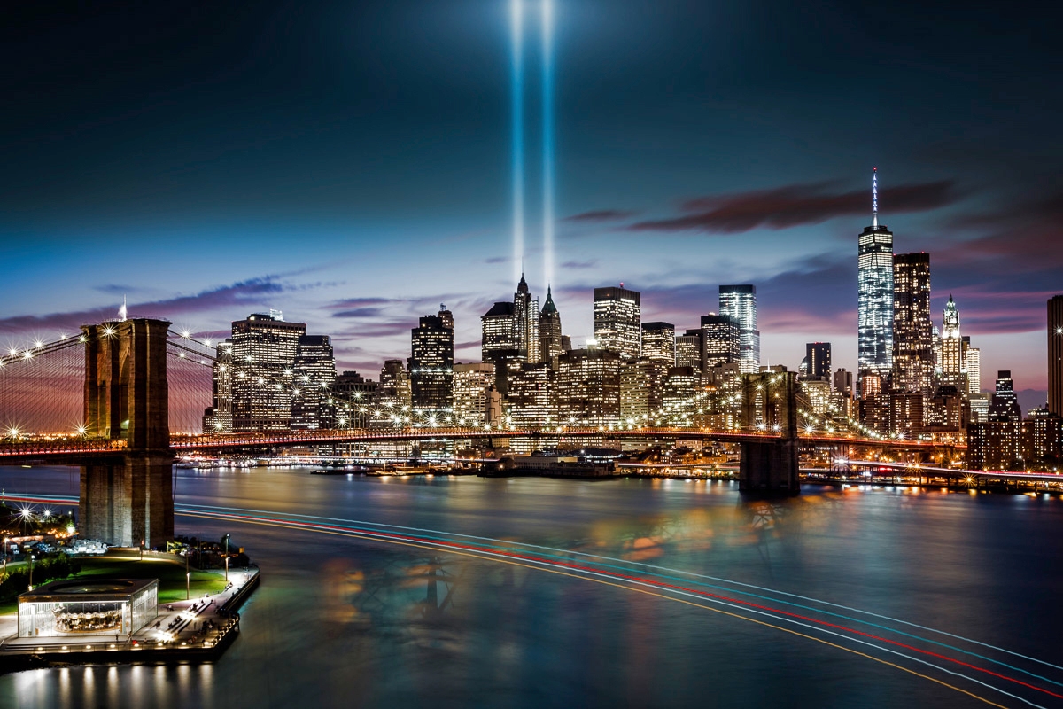 Papermoon Fototapetas »New York bei Nacht«