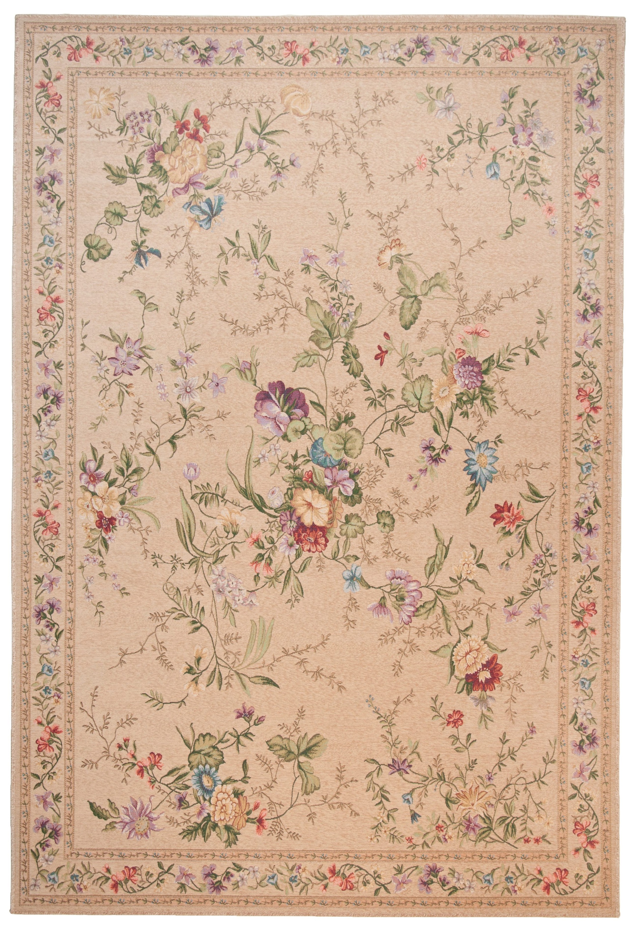 THEKO Teppich »Flomi Sagrini«, rechteckig, 4 mm Höhe, Flachgewebe, Pastell-Farben,... kaufen