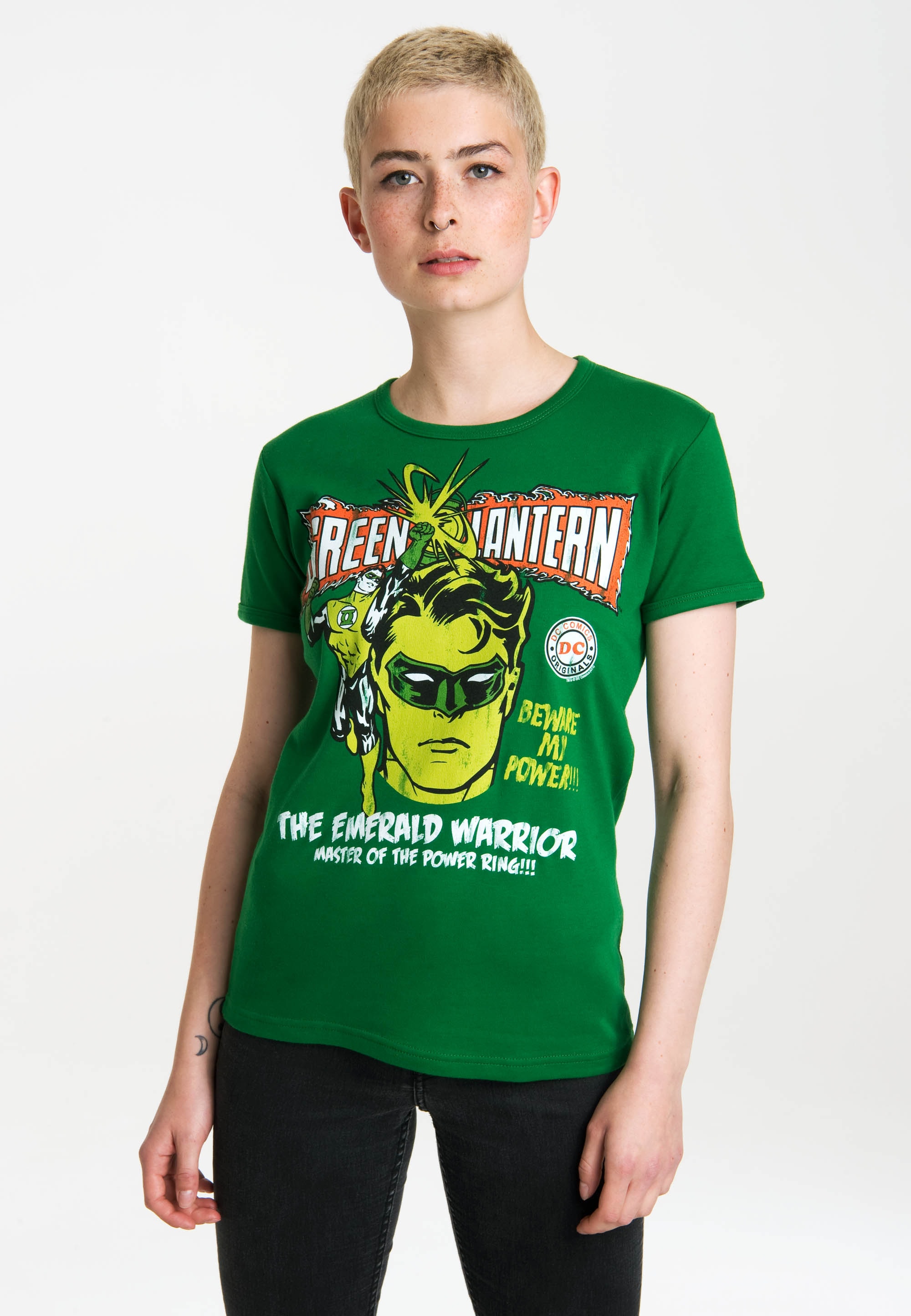 LOGOSHIRT T-Shirt »Green Lantern – Power« mit lizenziertem Originaldesign