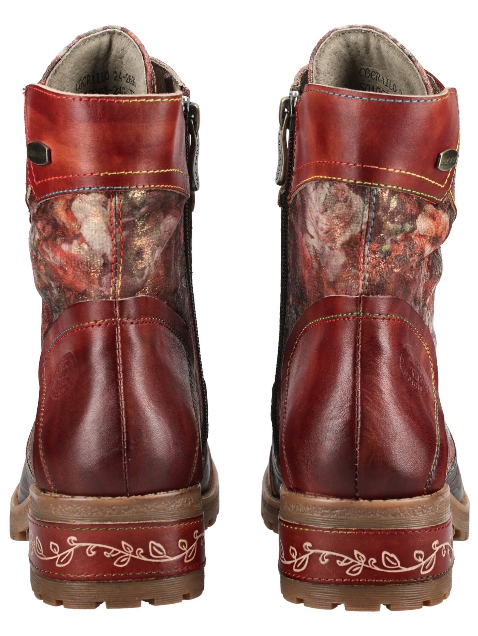 LAURA VITA Schnürstiefelette »LAURA VITA Stiefelette Leder/Textil«