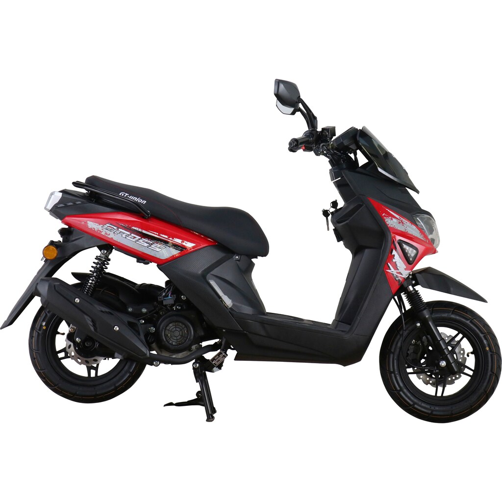 GT UNION Motorroller »PX 55 Cross-Concept 2.0 Street 125«, 125 cm³, 85 km/h, Euro 5, 8,5 PS, (Komplett-Set, 2 tlg., mit Topcase)