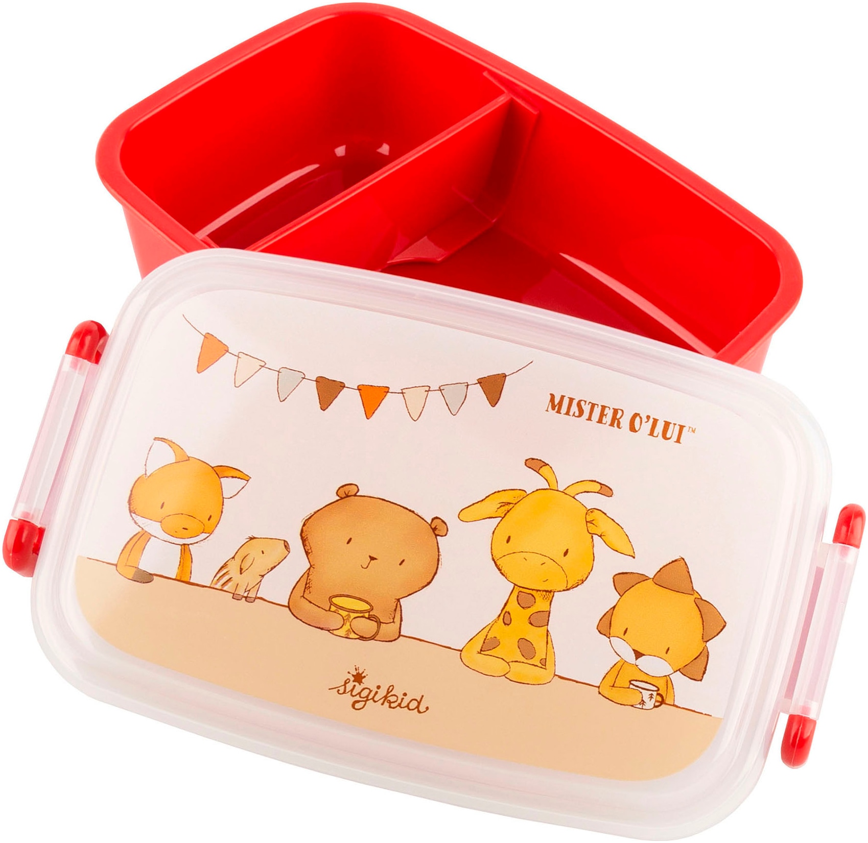 Sigikid Lunchbox "5 Kuschel-Freunde klein, Mister OLui" 2 Stk. tlg. günstig online kaufen