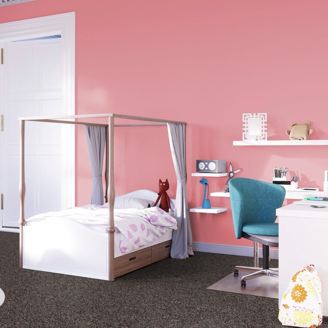 Bodenmeister Teppichboden »Baltic, Schlinge - meliert, Made in Belgium«, rechteckig, 5 mm Höhe, Wohnzimmer, Schlafzimmer, Kinderzimmer, Breite 400/500 cm