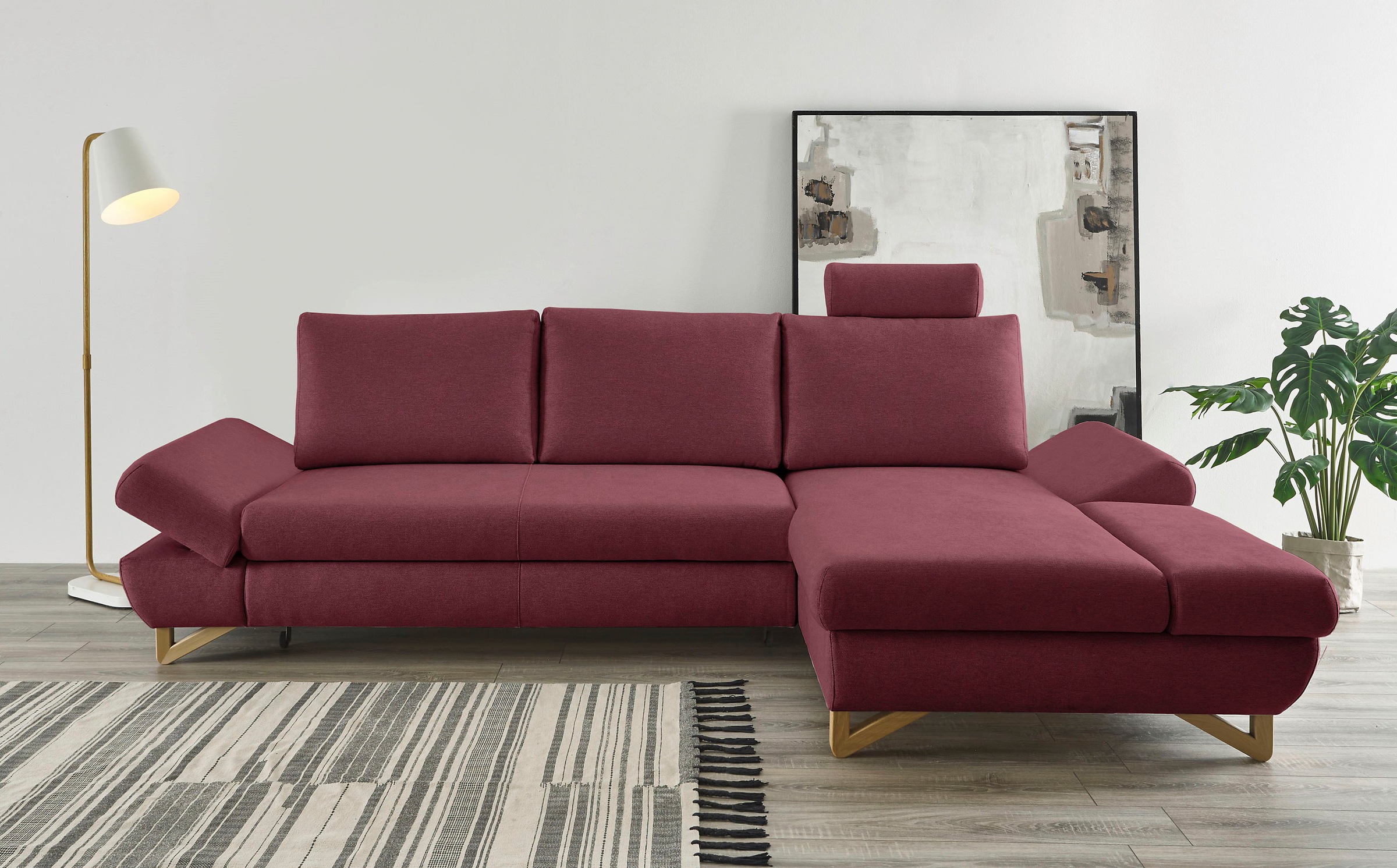 andas Ecksofa »HALSTA«, auch mit (Liegefläche Bettfunktion 138 BAUR cm) x | 245 bestellen