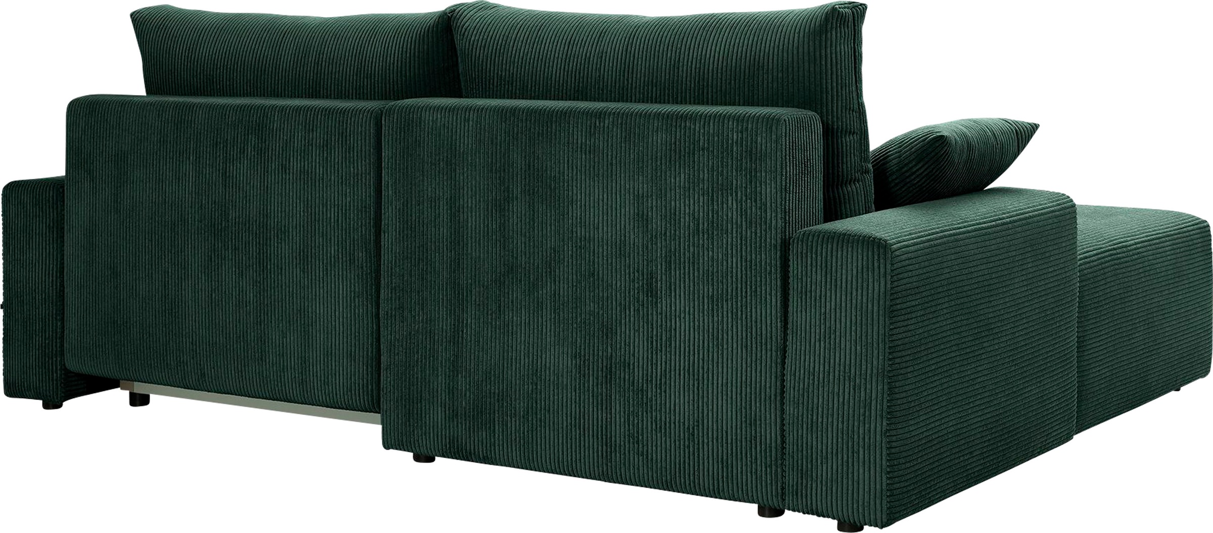 exxpo - sofa fashion Ecksofa »Orinoko, aktuelles Design und hoher Sitzkomfort, L-Form«, inkl. Bettfunktion und Bettkasten, schöne Farben im angesagten Cord