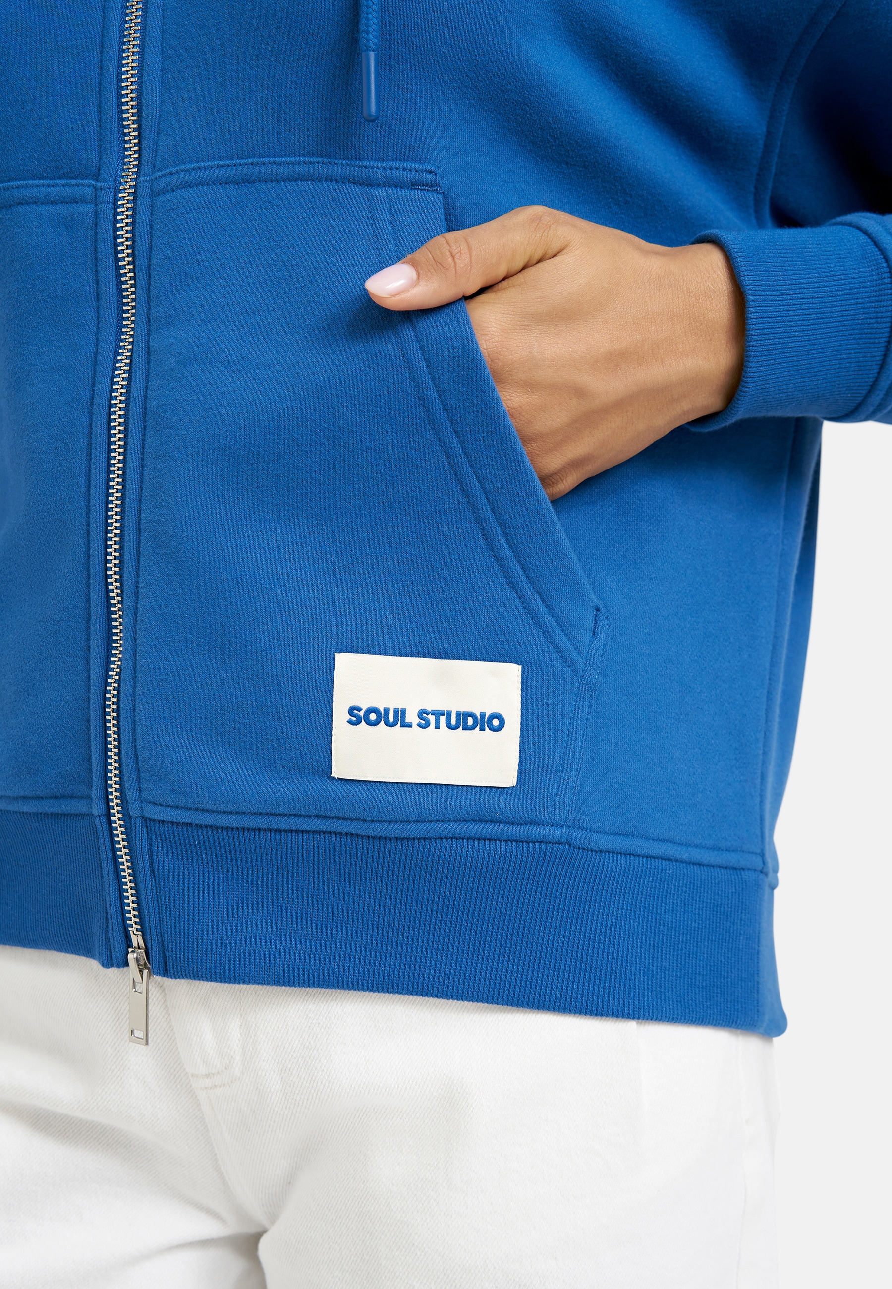 Smith & Soul Sweatjacke mit Baumwolle