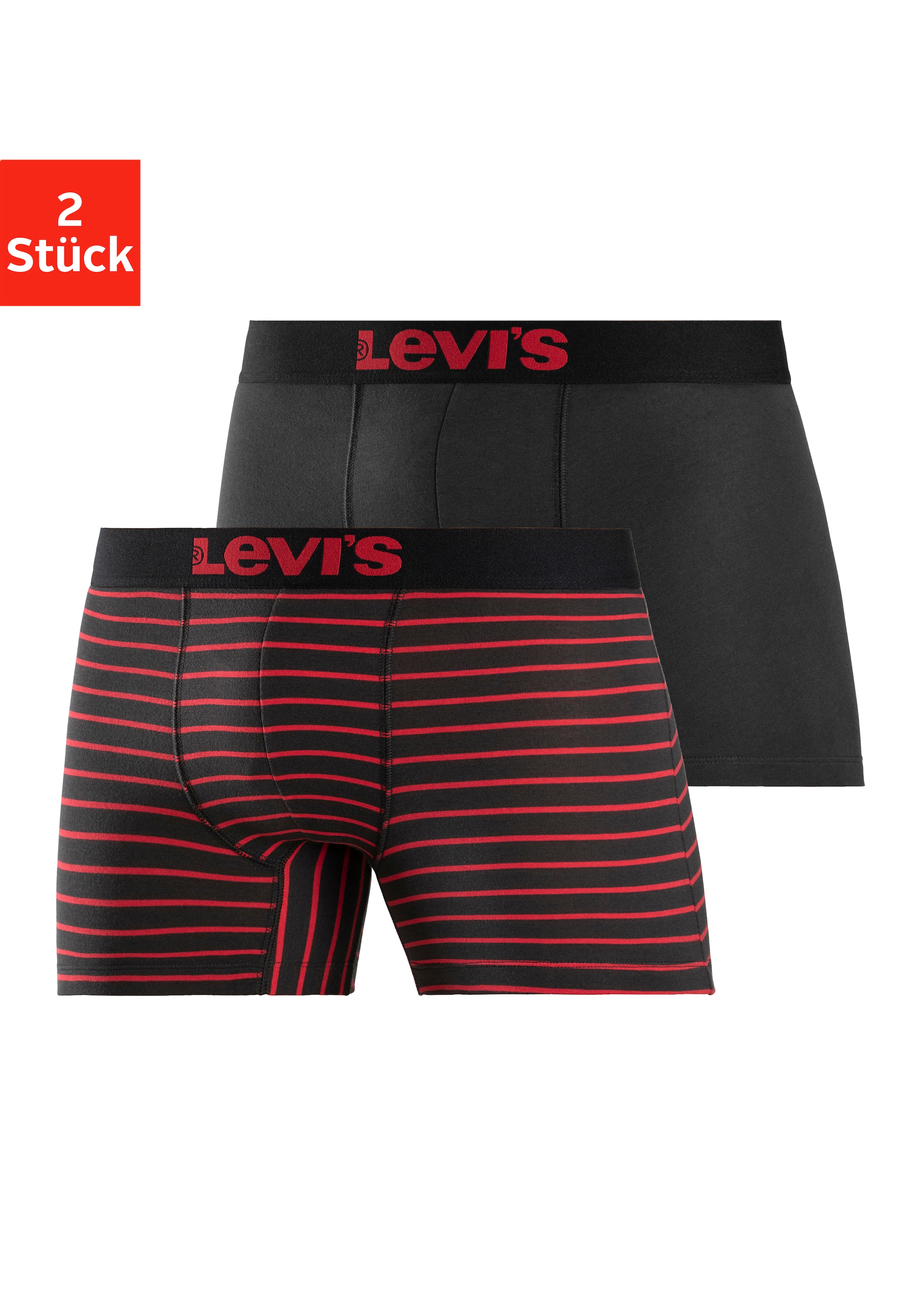 Levis Boxer, (Packung, 2er-Pack), mit Logo Webbund günstig online kaufen