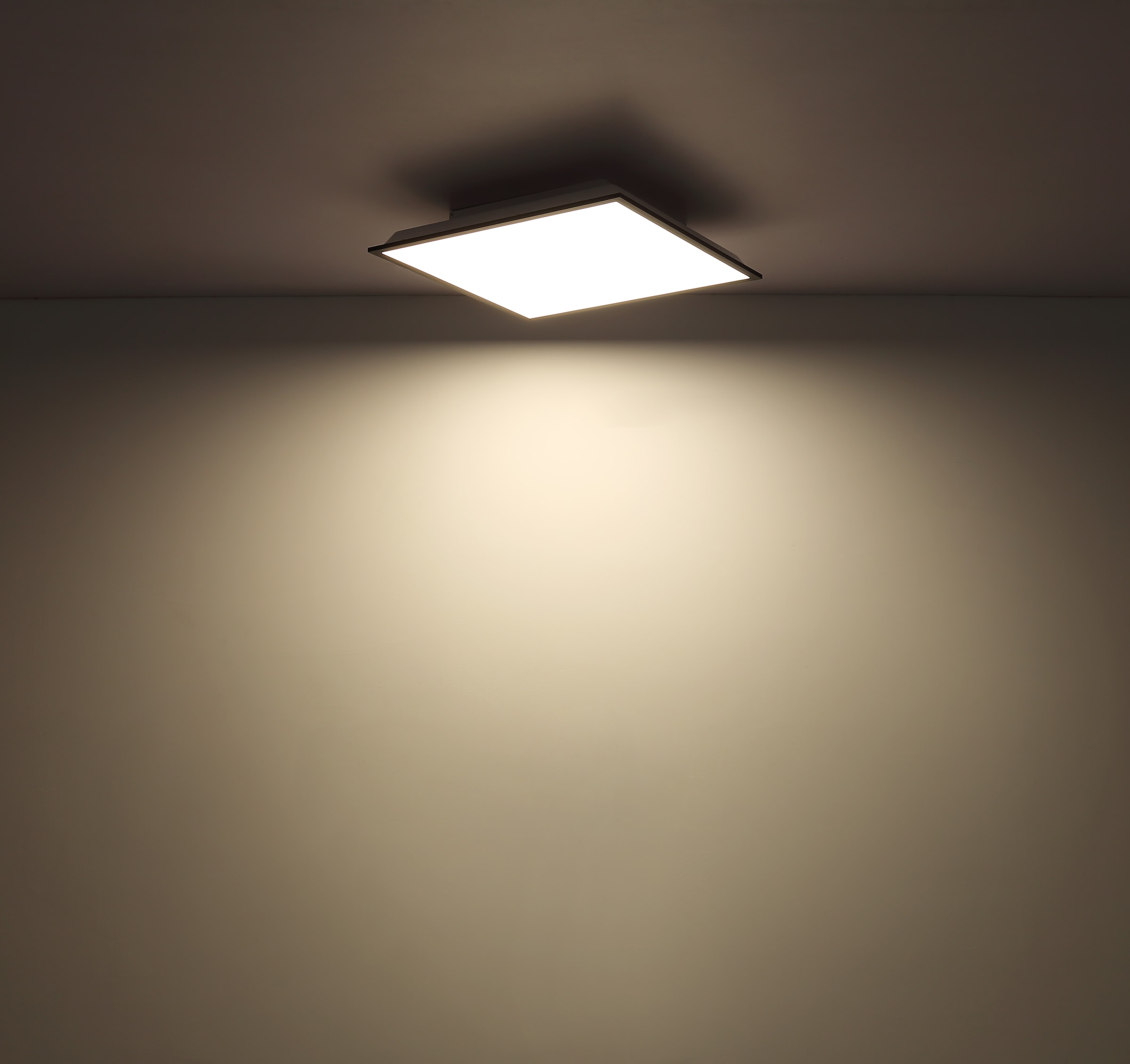 GLOBO LIGHTING LED Deckenleuchte »DORO«, Leuchtmittel LED-Modul | LED fest integriert, Deckenlampe/holzoptik/quadratisch/Wohnzimmer/Schlafzimmer
