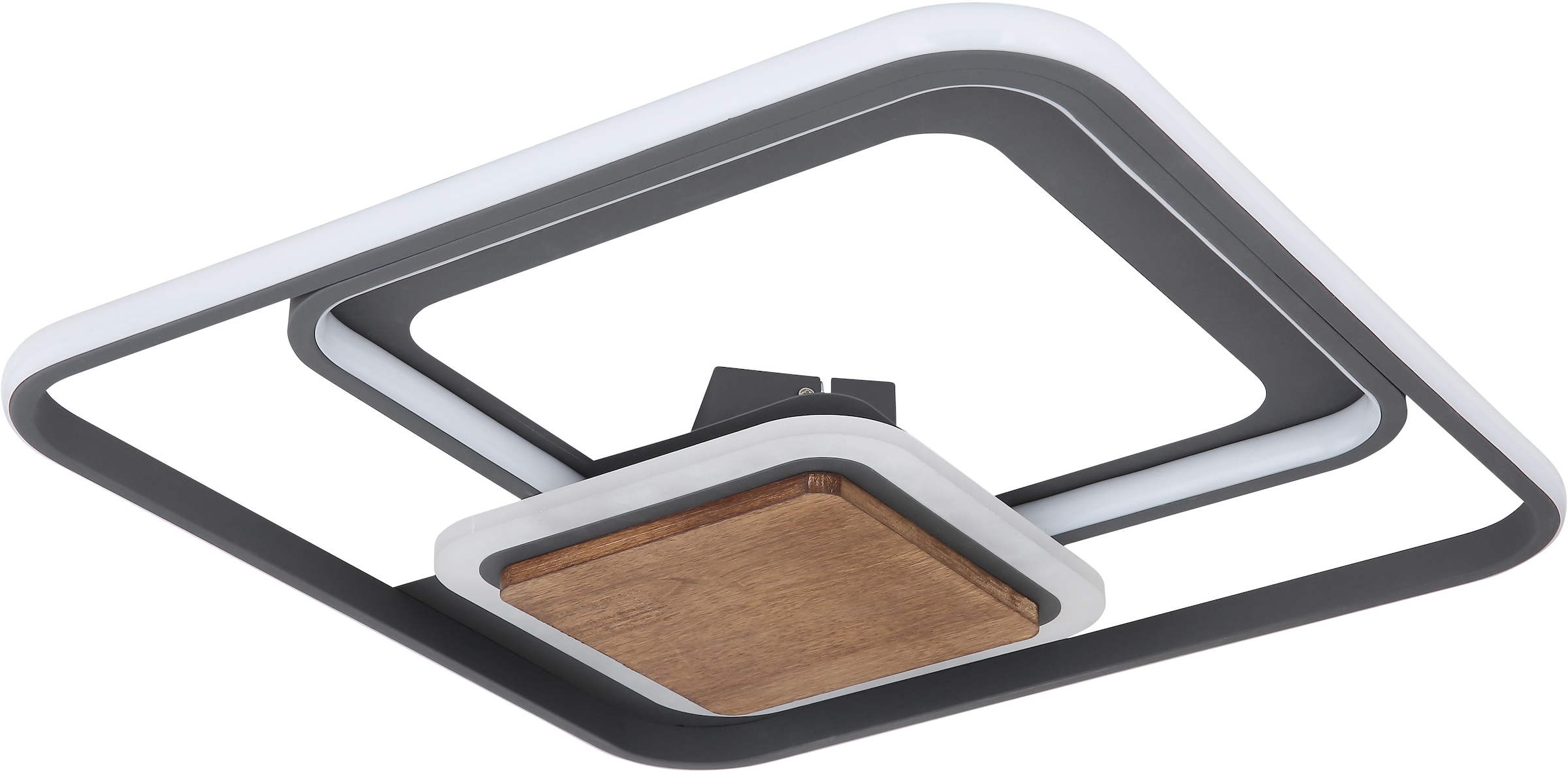 GLOBO LIGHTING LED Deckenleuchte »NIRRA«, Leuchtmittel LED-Modul | LED fest integriert, Deckenlampe/Wohnzimmer/Schlafzimmer/modern