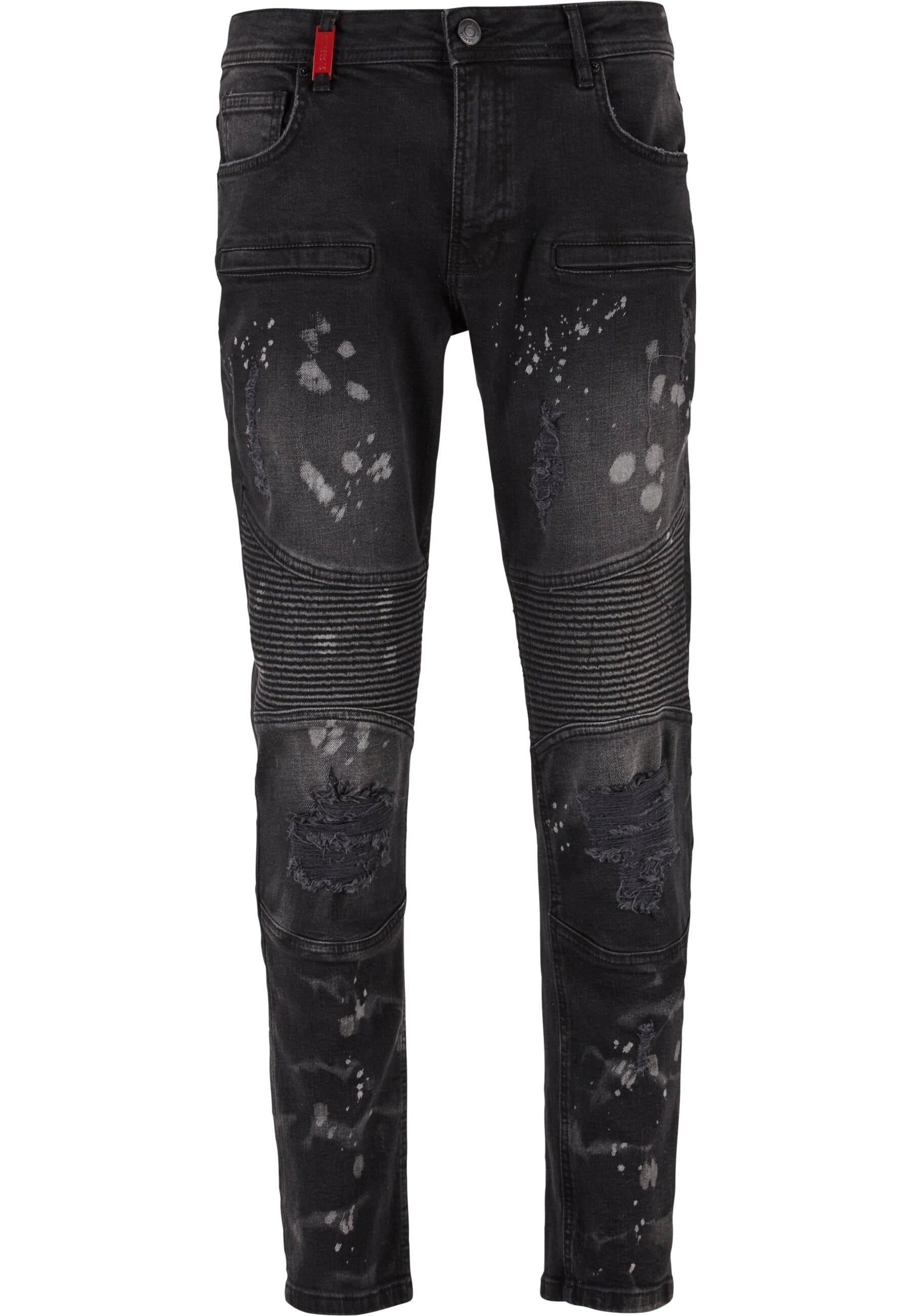 2Y Premium Bequeme Jeans "2Y Premium 2Y SANTI BIKER SLIM FIT JEANS" günstig online kaufen